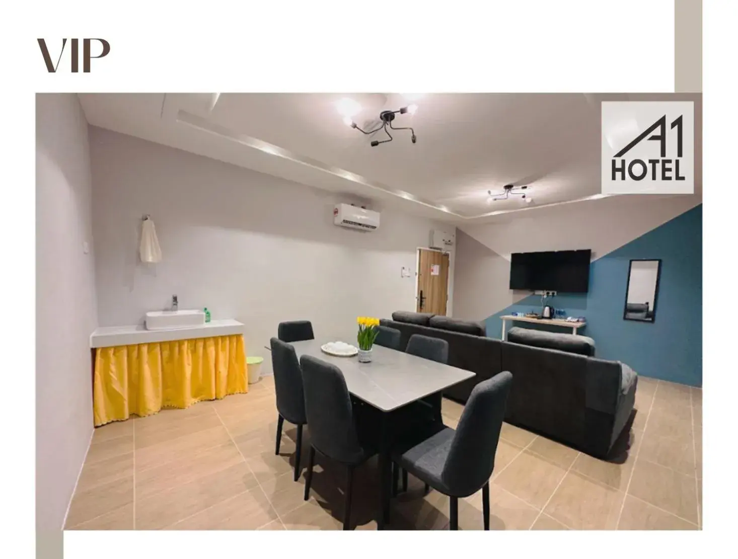 Two-Bedroom Suite in A1 Hotel Sungai Petani Two-Bedroom Suite in A1 Hotel Sungai Petani