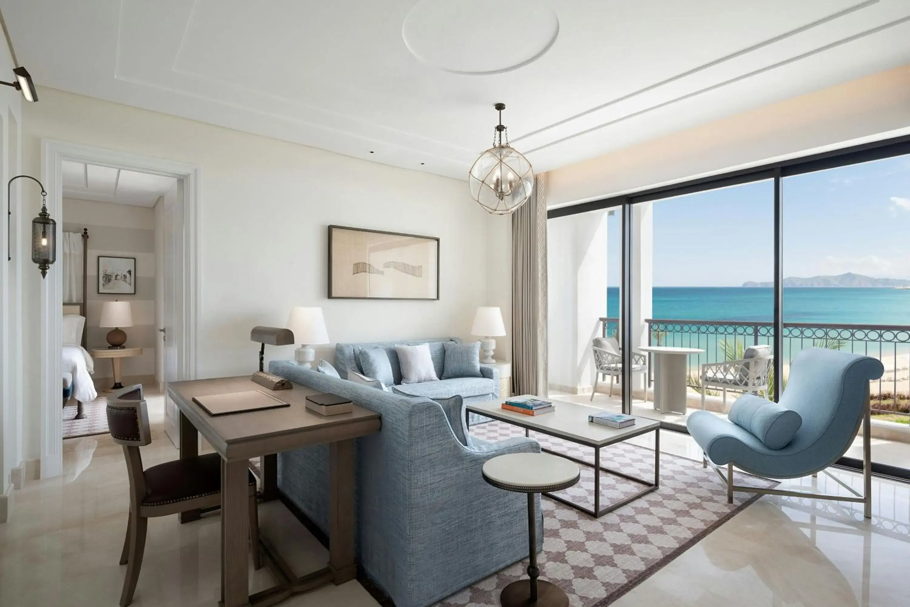 One-Bedroom Junior King Suite with Balcony - Seafront in The St. Regis La Bahia Blanca Resort - Tamuda Bay One-Bedroom Junior King Suite with Balcony - Seafront in The St. Regis La Bahia Blanca Resort - Tamuda Bay