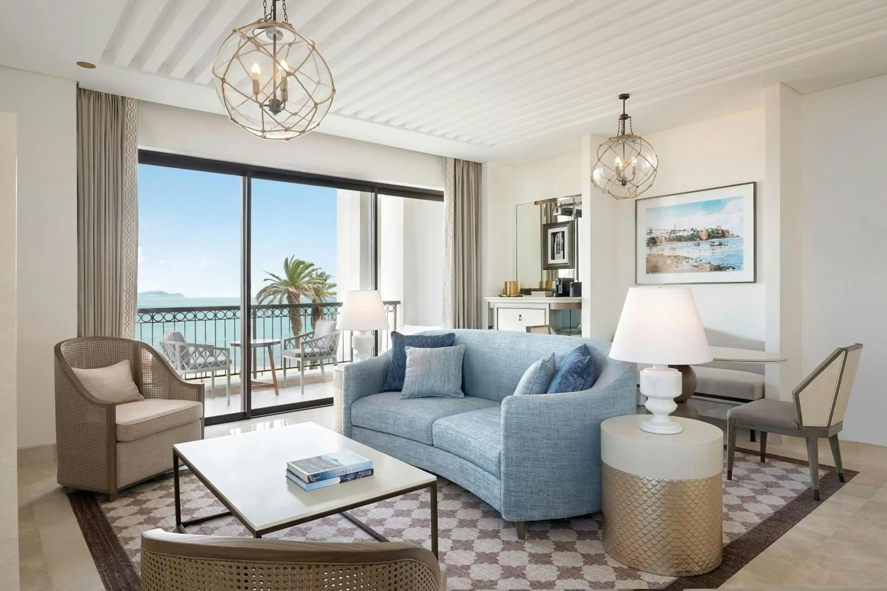 One-Bedroom Deluxe King Suite - Seafront in The St. Regis La Bahia Blanca Resort - Tamuda Bay One-Bedroom Deluxe King Suite - Seafront in The St. Regis La Bahia Blanca Resort - Tamuda Bay