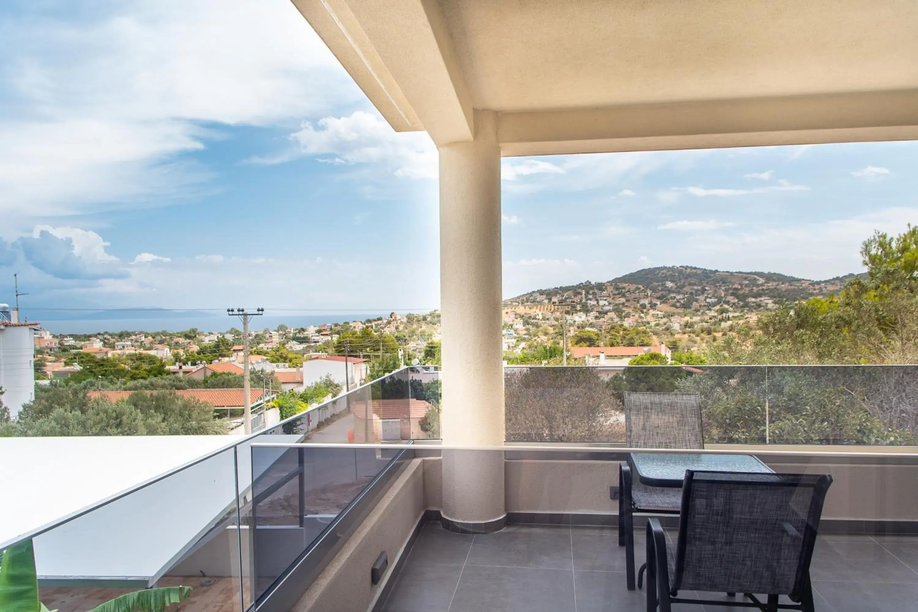 Deluxe Double Room with Balcony and Sea View in Airscape Hotel Free Shuttle From And To Athen's Airport Deluxe Double Room with Balcony and Sea View in Airscape Hotel Free Shuttle From And To Athen's Airport