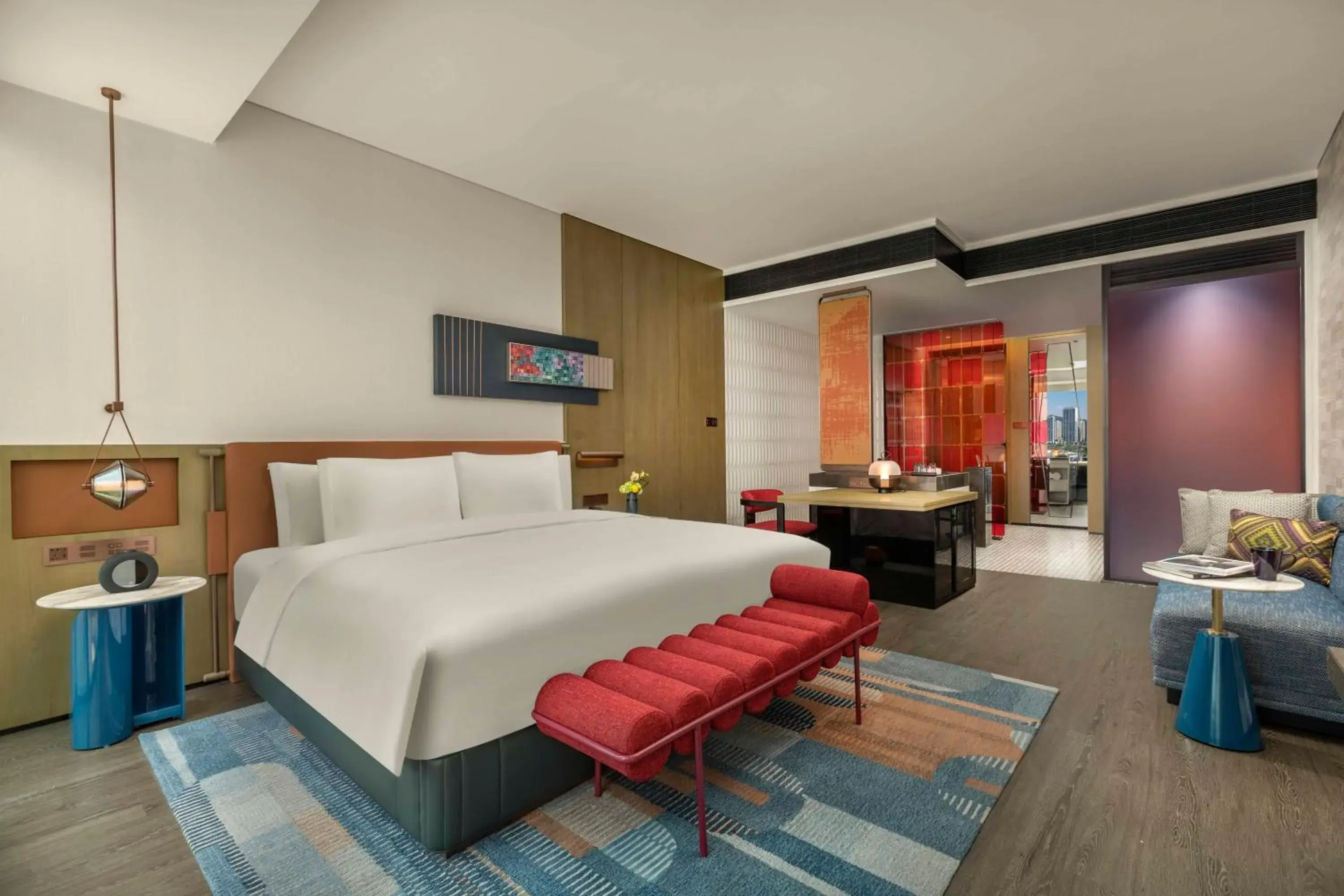 Standard King Room in Hotel Indigo Changsha Meixi Lake Standard King Room in Hotel Indigo Changsha Meixi Lake