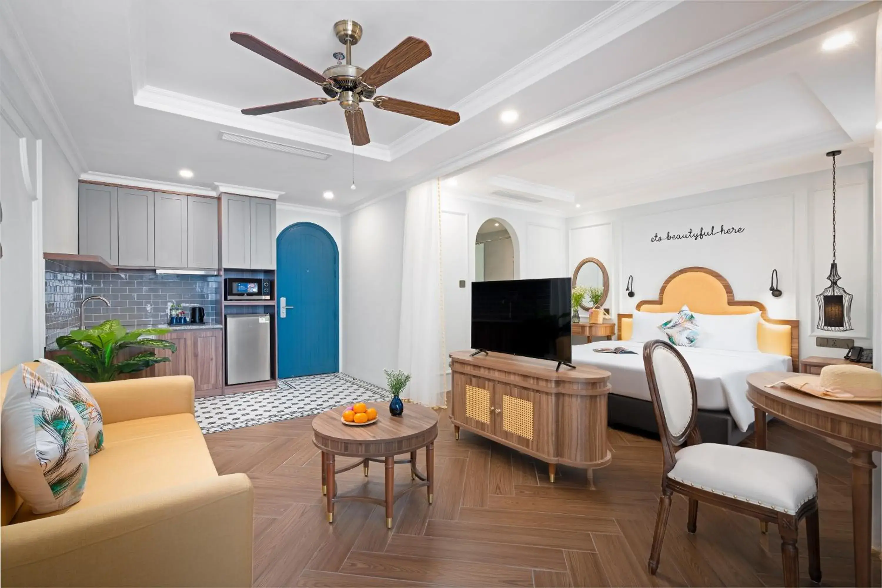 One Bedroom Sea View Apartment with Bacolny, Bathtub in Pavillon Boutique Hotel & Apartment Nha Trang One Bedroom Sea View Apartment with Bacolny, Bathtub in Pavillon Boutique Hotel & Apartment Nha Trang