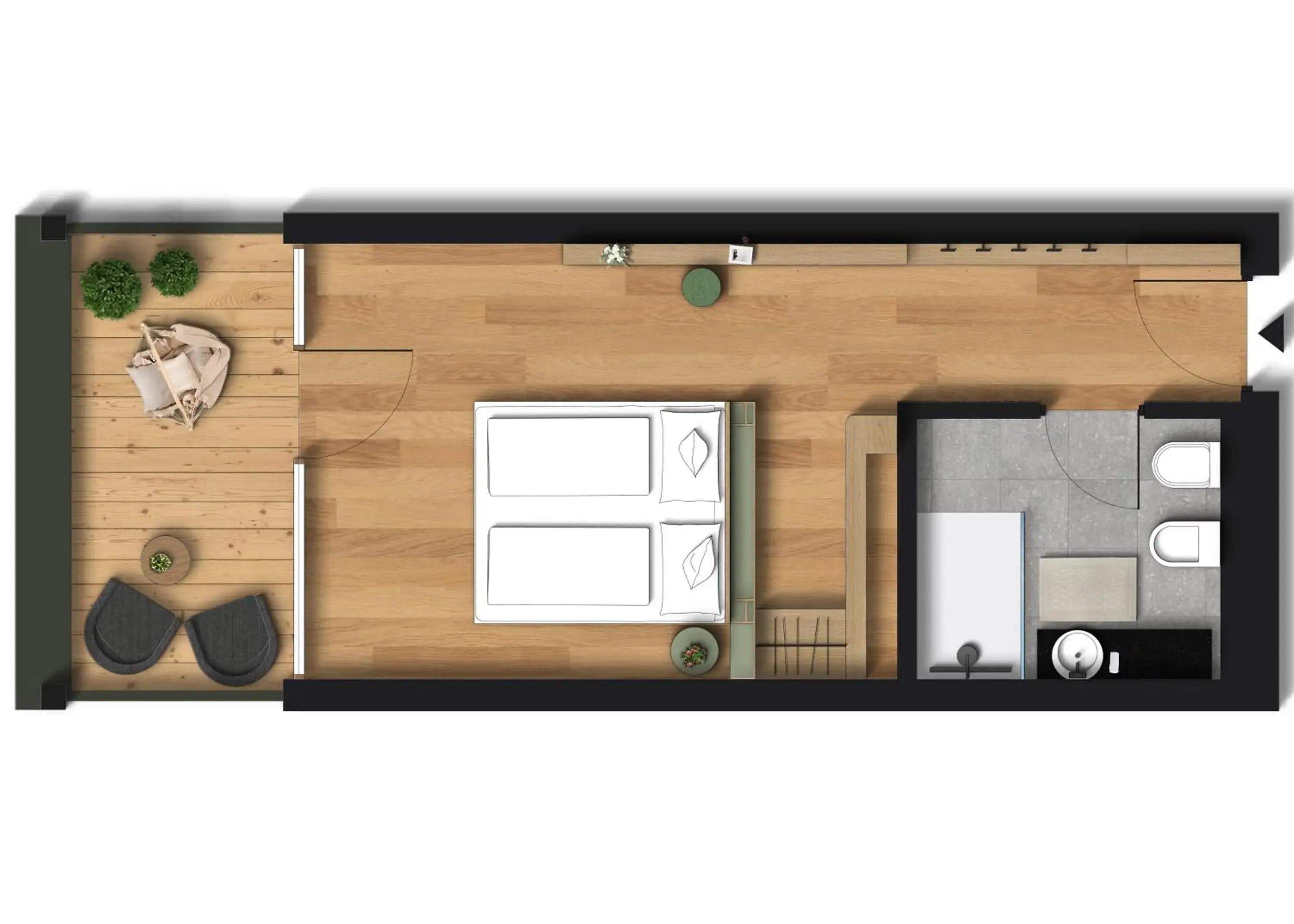 Deluxe Double Room with Balcony in Hotel Mühlenerhof Deluxe Double Room with Balcony in Hotel Mühlenerhof