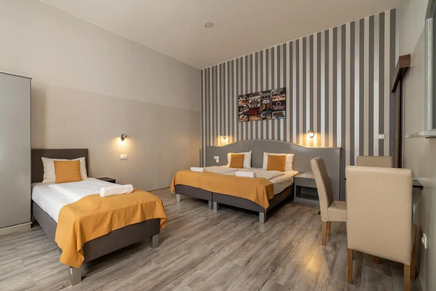 Double Room with Extra Bed (3 Adults) in Full Moon Budapest Double Room with Extra Bed (3 Adults) in Full Moon Budapest