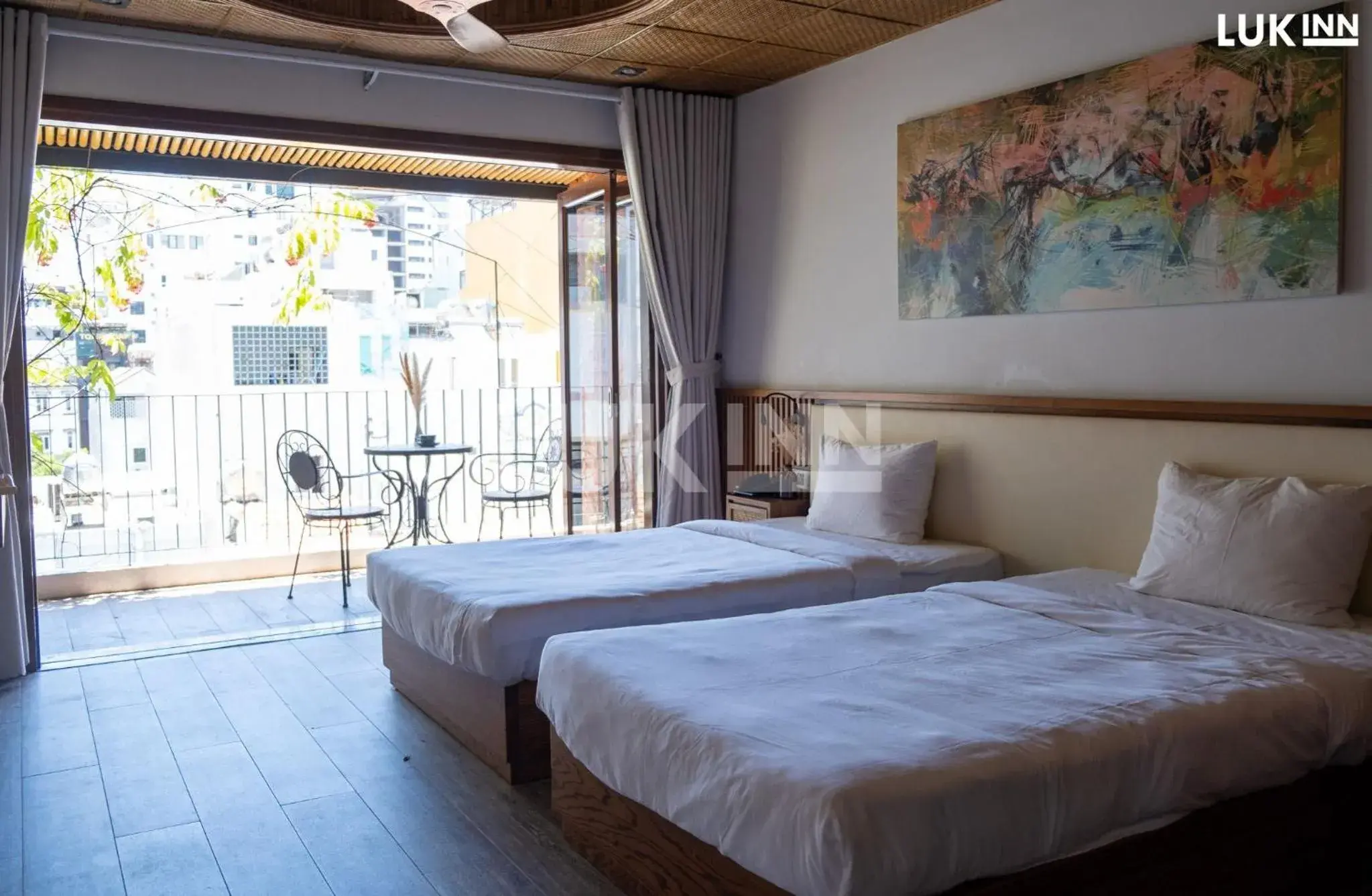 Twin Room with Balcony in LUK Inn Hotel - An Thượng, Đà Nẵng Twin Room with Balcony in LUK Inn Hotel - An Thượng, Đà Nẵng