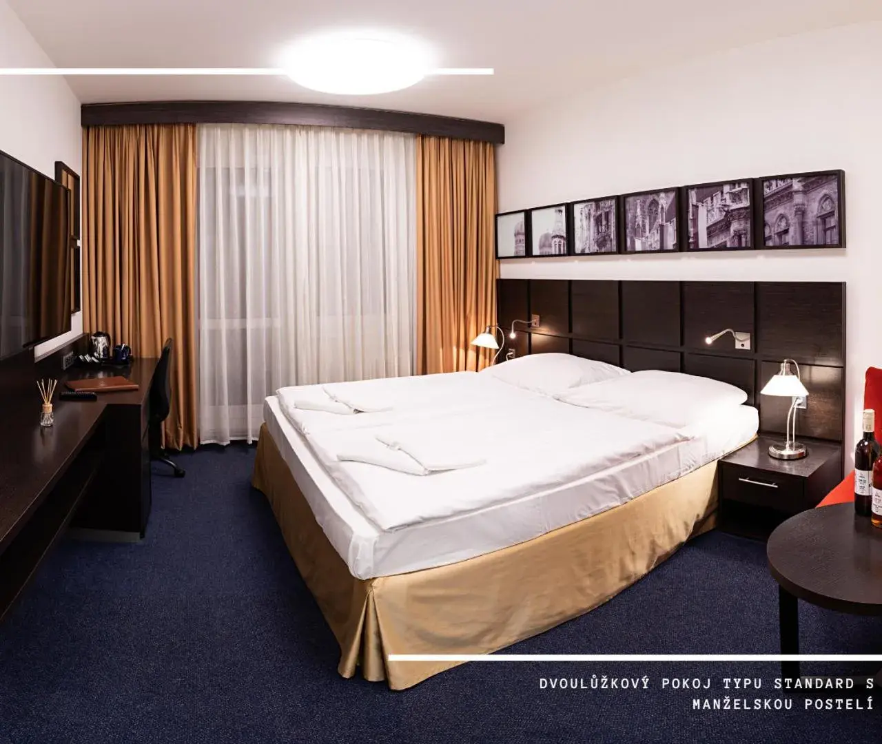 Standard Double or Twin Room with Balcony in Hotel Kamzík *** Standard Double or Twin Room with Balcony in Hotel Kamzík ***