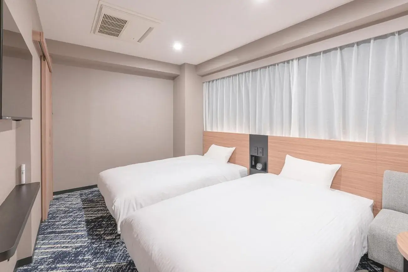 Twin Room Non-Smoking With Airwave Mattress in Washington R&B Hotel Nagoya Sakae Higashi Twin Room Non-Smoking With Airwave Mattress in Washington R&B Hotel Nagoya Sakae Higashi