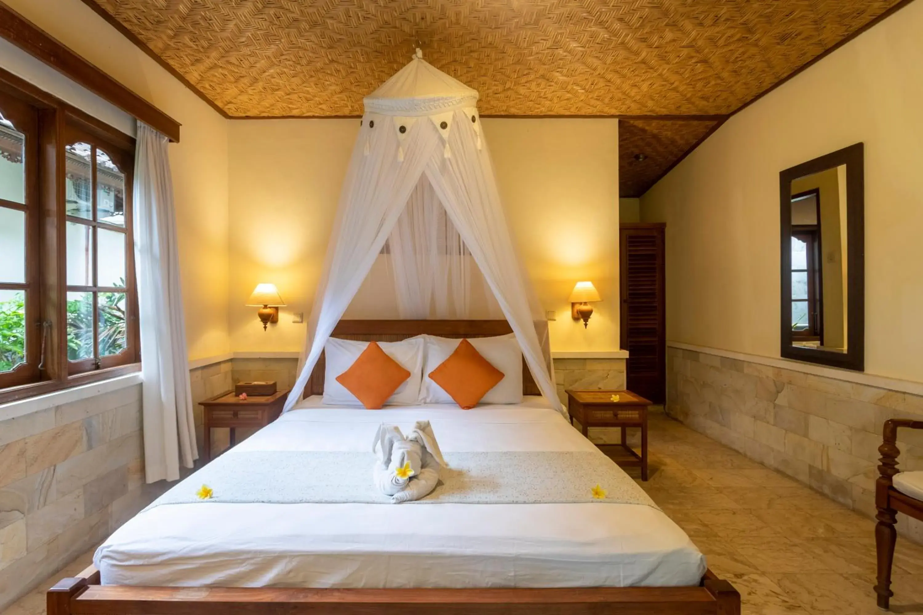 Double Room with Garden View in Nusa Indah Candidasa Double Room with Garden View in Nusa Indah Candidasa