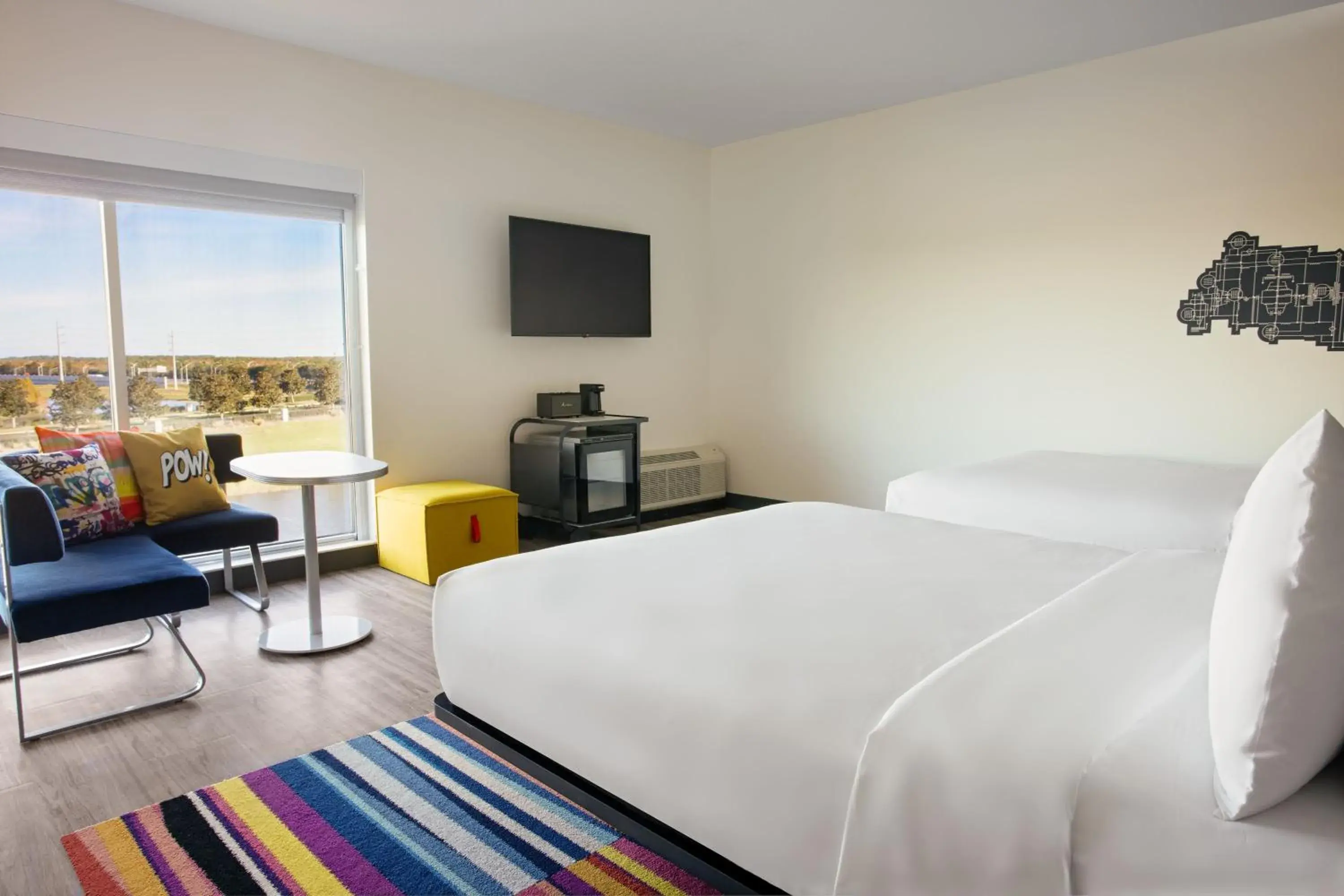 Aloft Queen Room with Two Queen Beds in Aloft Orlando Lake Nona Aloft Queen Room with Two Queen Beds in Aloft Orlando Lake Nona