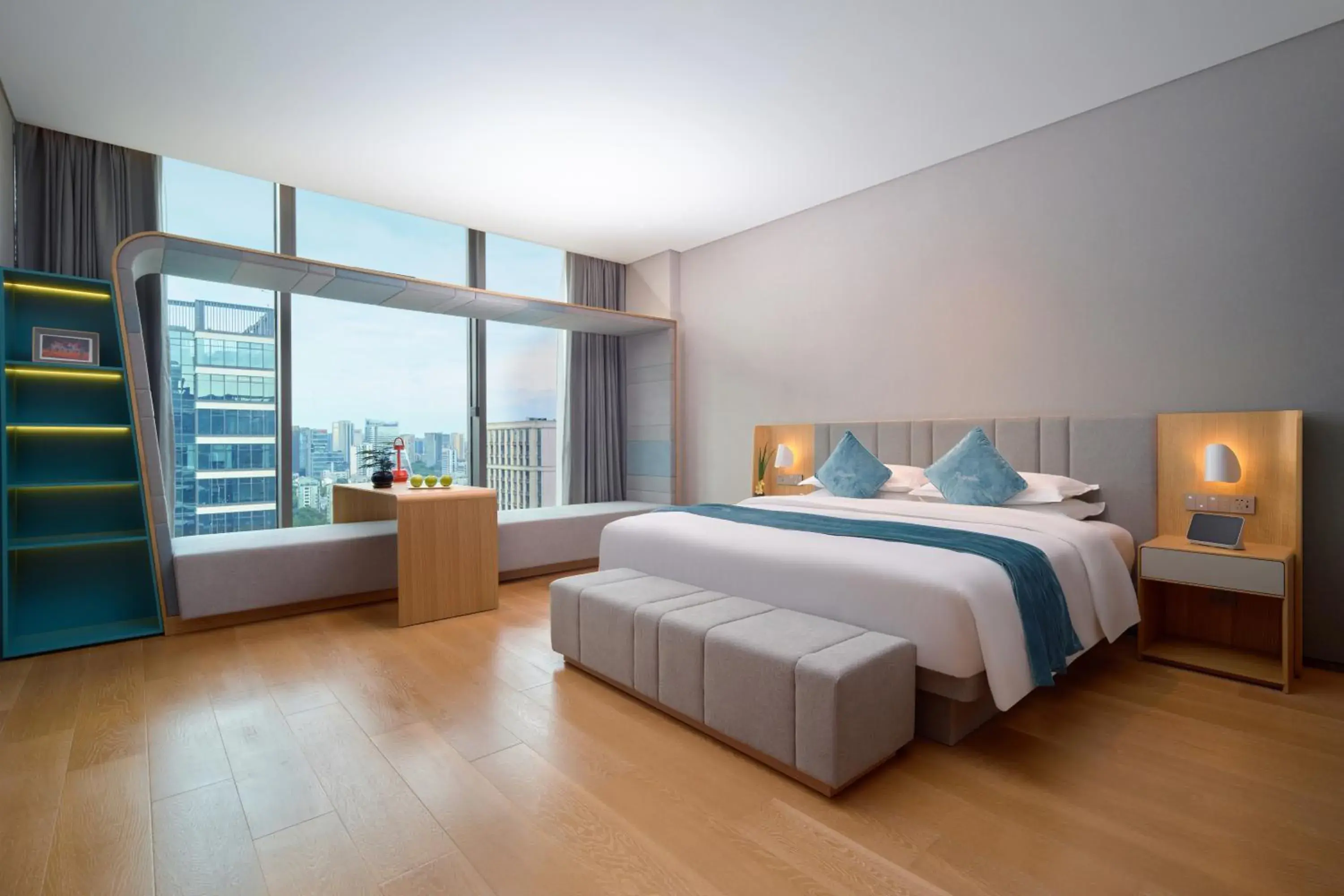 Four Seasons King Room, City View in Pagoda Hotel Hangzhou Binjiang Four Seasons King Room, City View in Pagoda Hotel Hangzhou Binjiang