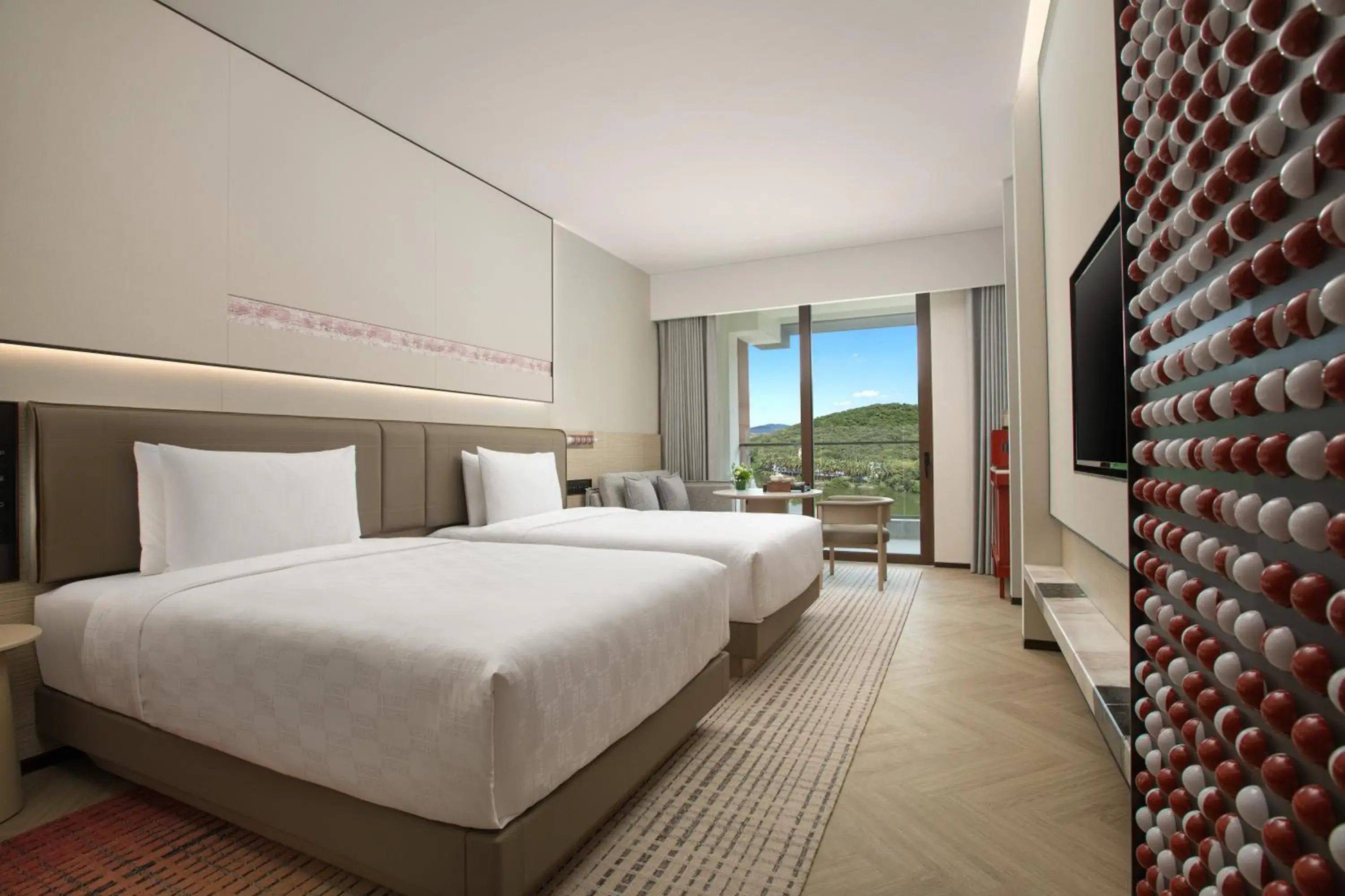 Deluxe Double Room with Two Double Beds in HUALUXE Sanya Yalong Bay Resort Deluxe Double Room with Two Double Beds in HUALUXE Sanya Yalong Bay Resort