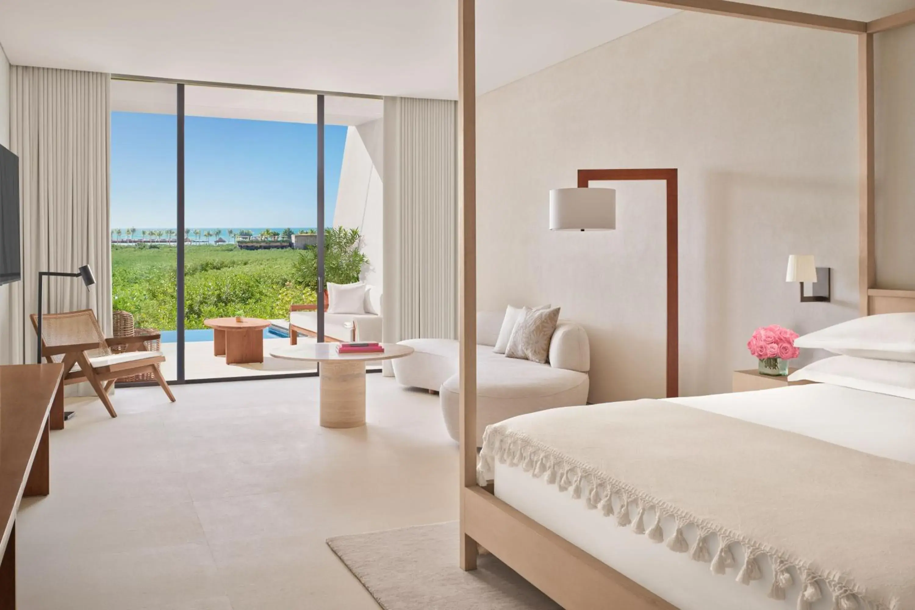 Premier King Room with Terrace and Ocean View - Plunge Pool in The Riviera Maya EDITION at Kanai Premier King Room with Terrace and Ocean View - Plunge Pool in The Riviera Maya EDITION at Kanai