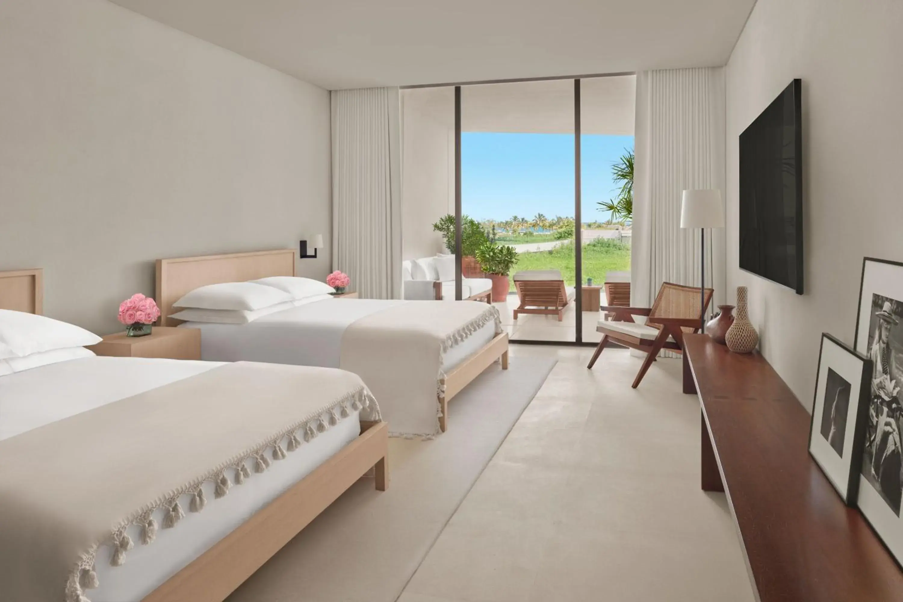 Deluxe Queen Room with Two Queen Beds and Terrace in The Riviera Maya EDITION at Kanai Deluxe Queen Room with Two Queen Beds and Terrace in The Riviera Maya EDITION at Kanai