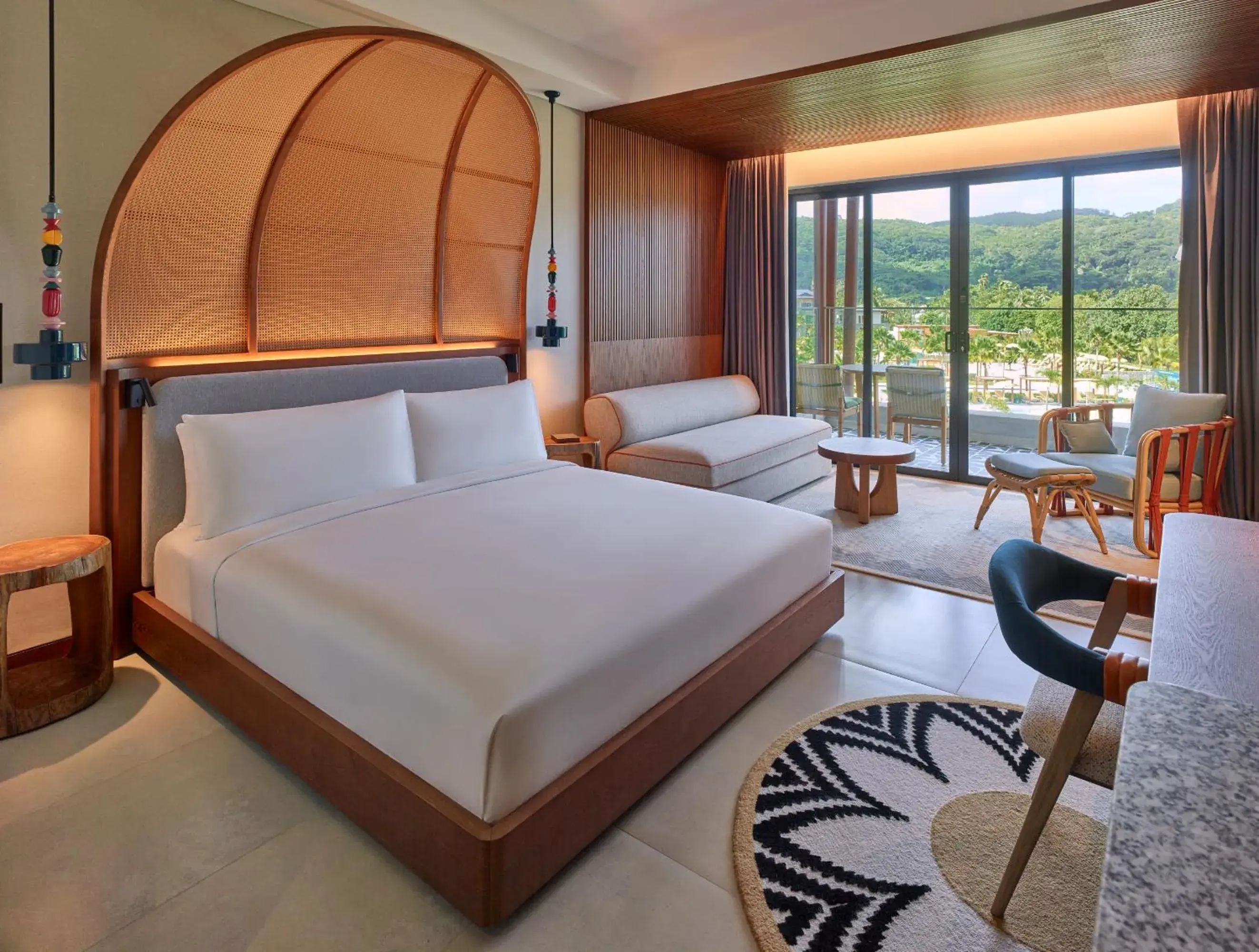 Deluxe King Room with Pool View in Canopy By Hilton Seychelles Resort Deluxe King Room with Pool View in Canopy By Hilton Seychelles Resort