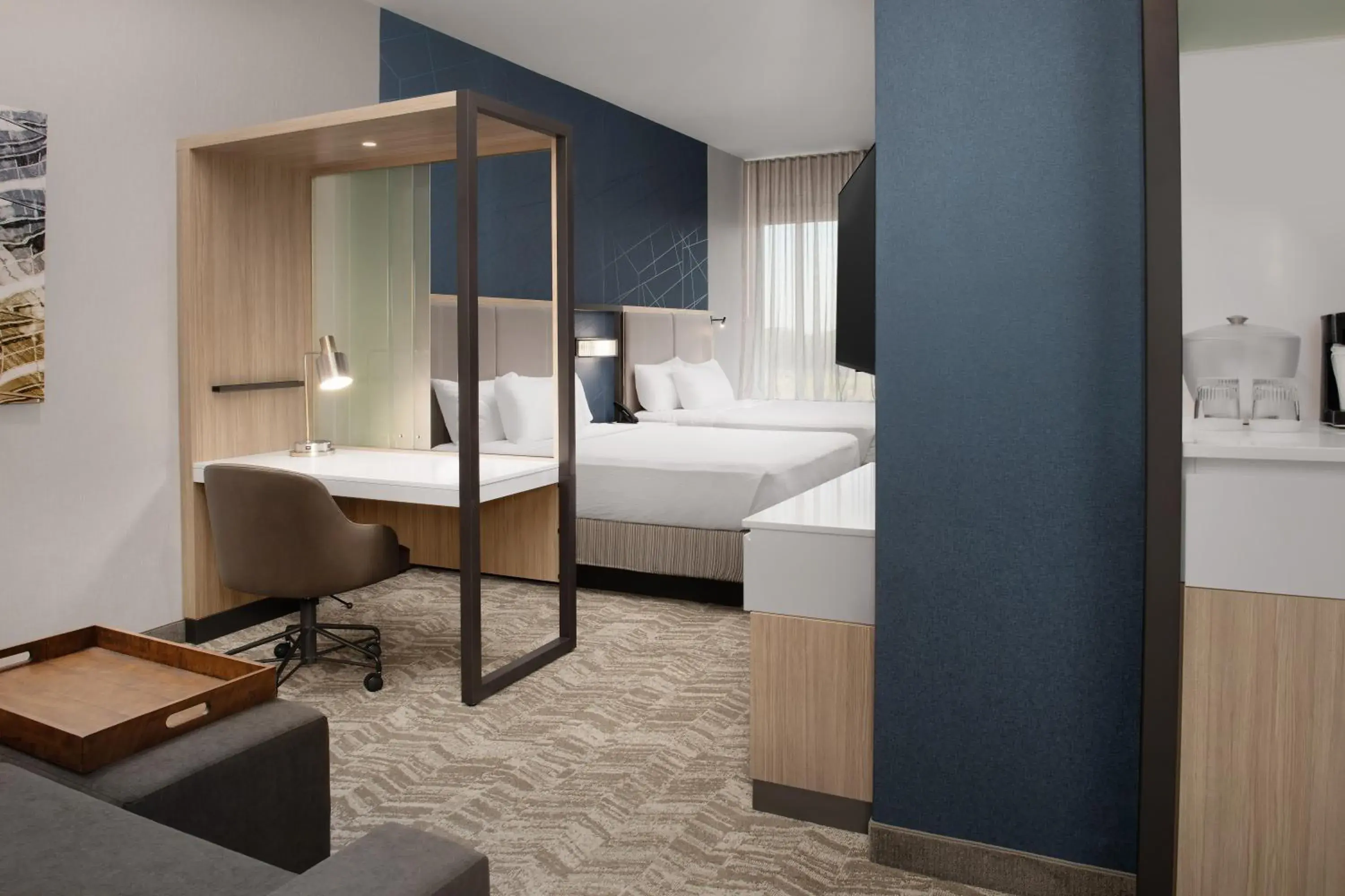 Suite with Two Queen Beds - Hearing Accessible in SpringHill Suites by Marriott Fayetteville I-95 Suite with Two Queen Beds - Hearing Accessible in SpringHill Suites by Marriott Fayetteville I-95