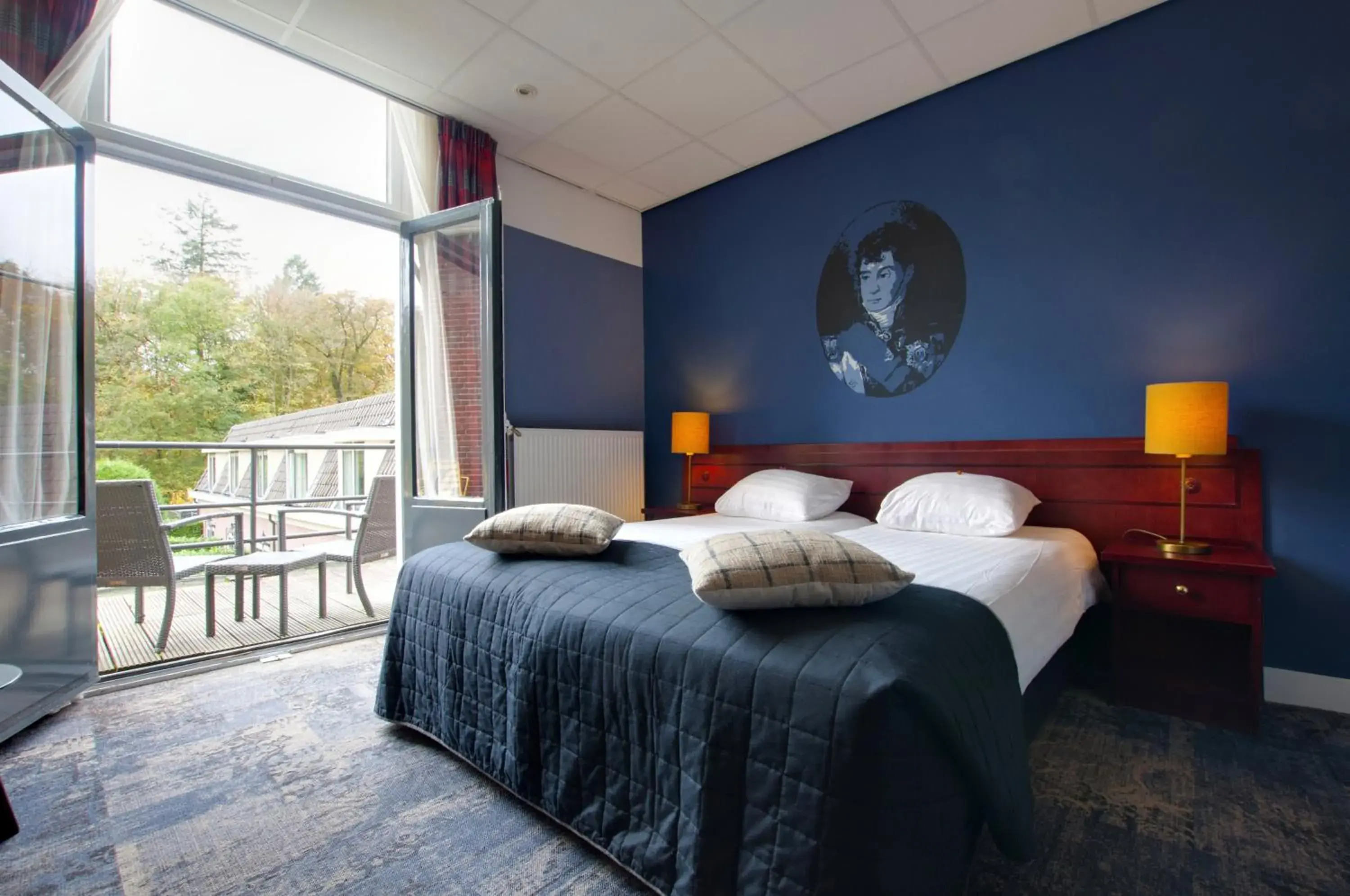 Twin Room with Garden View in Boetiek Hotel BonAparte Lochem Twin Room with Garden View in Boetiek Hotel BonAparte Lochem