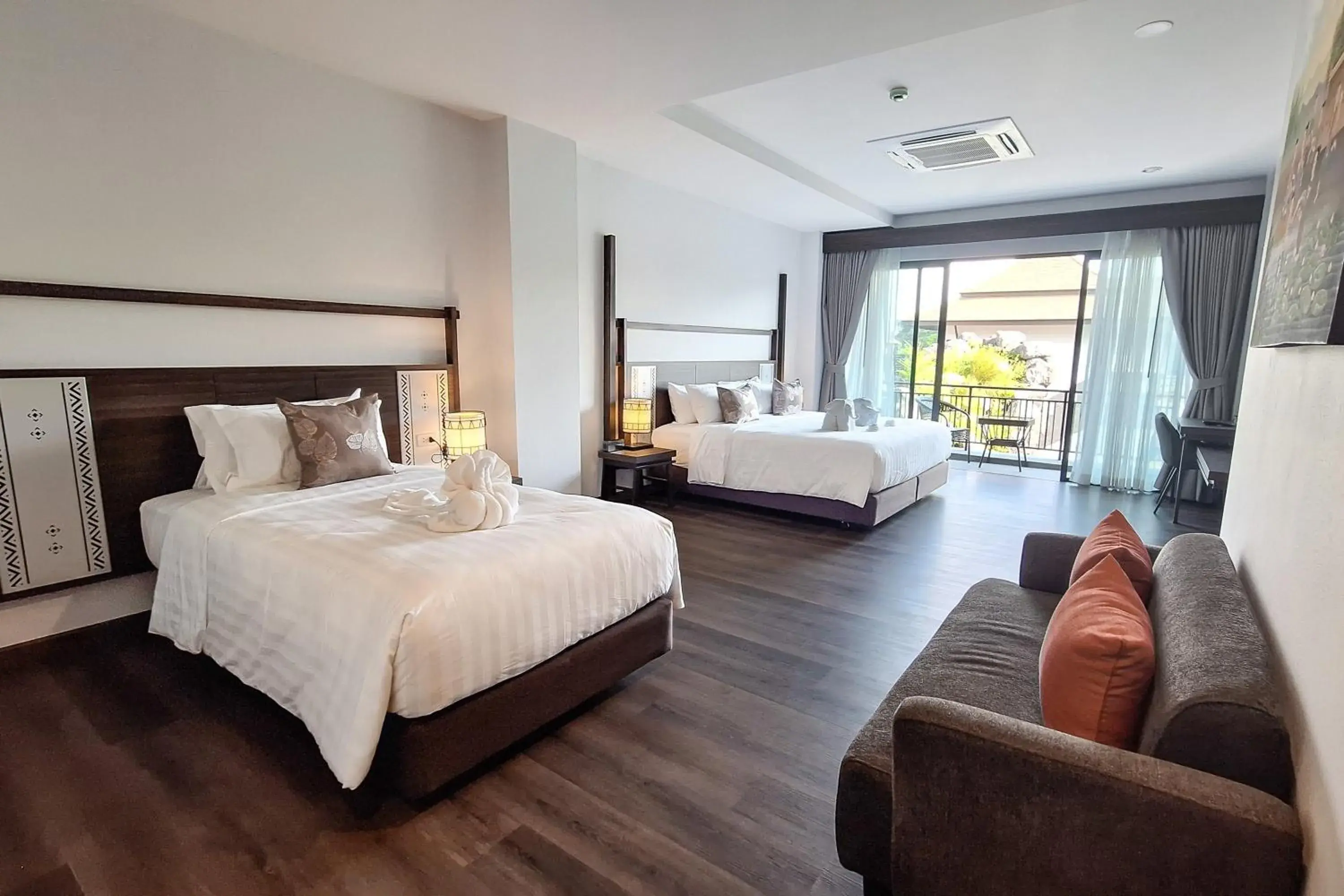 Deluxe Triple Room in Na Napa Wellness Spa & Resort Deluxe Triple Room in Na Napa Wellness Spa & Resort