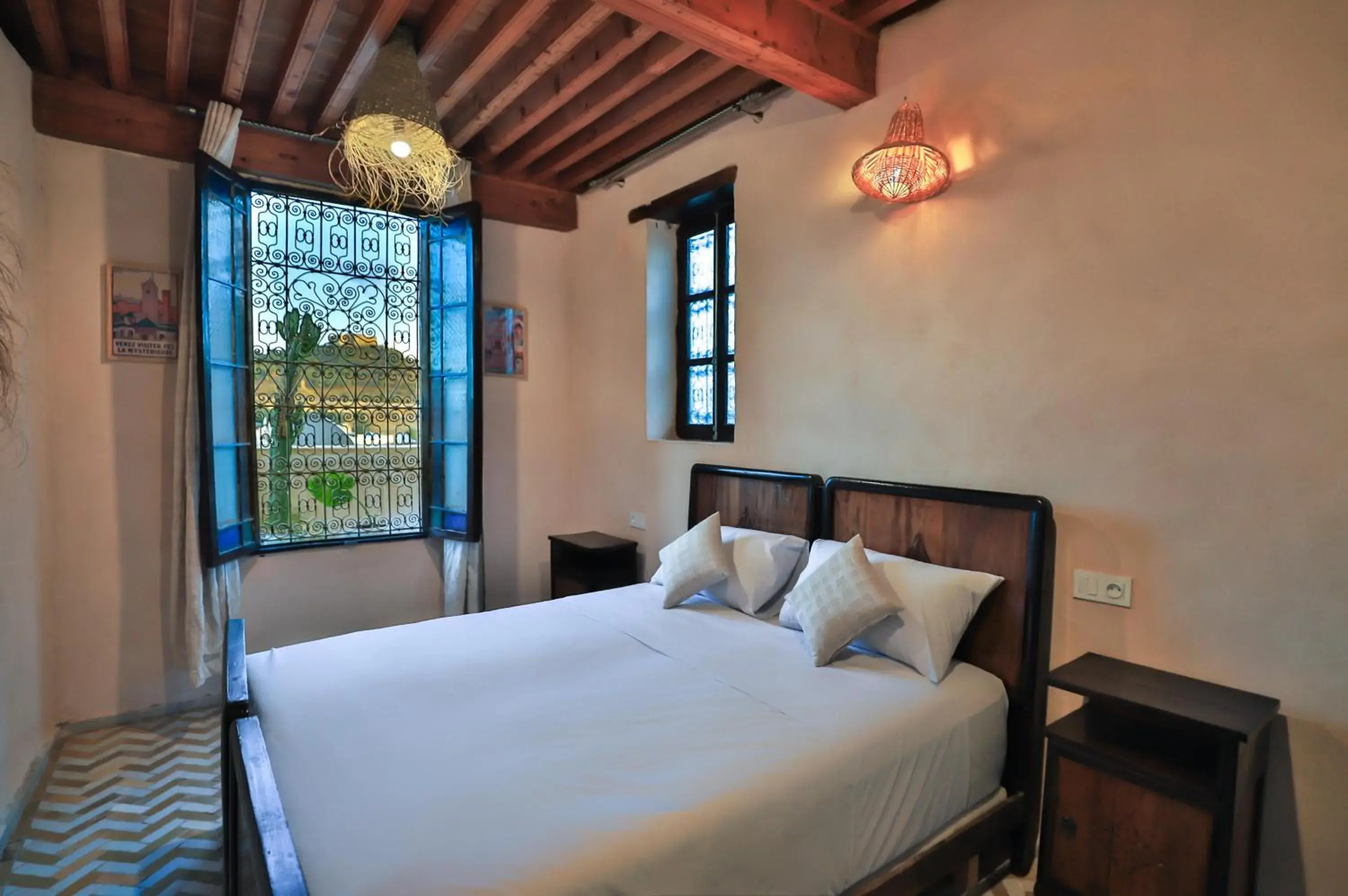 Double Room with Mountain View in Dar Usham Fes Double Room with Mountain View in Dar Usham Fes