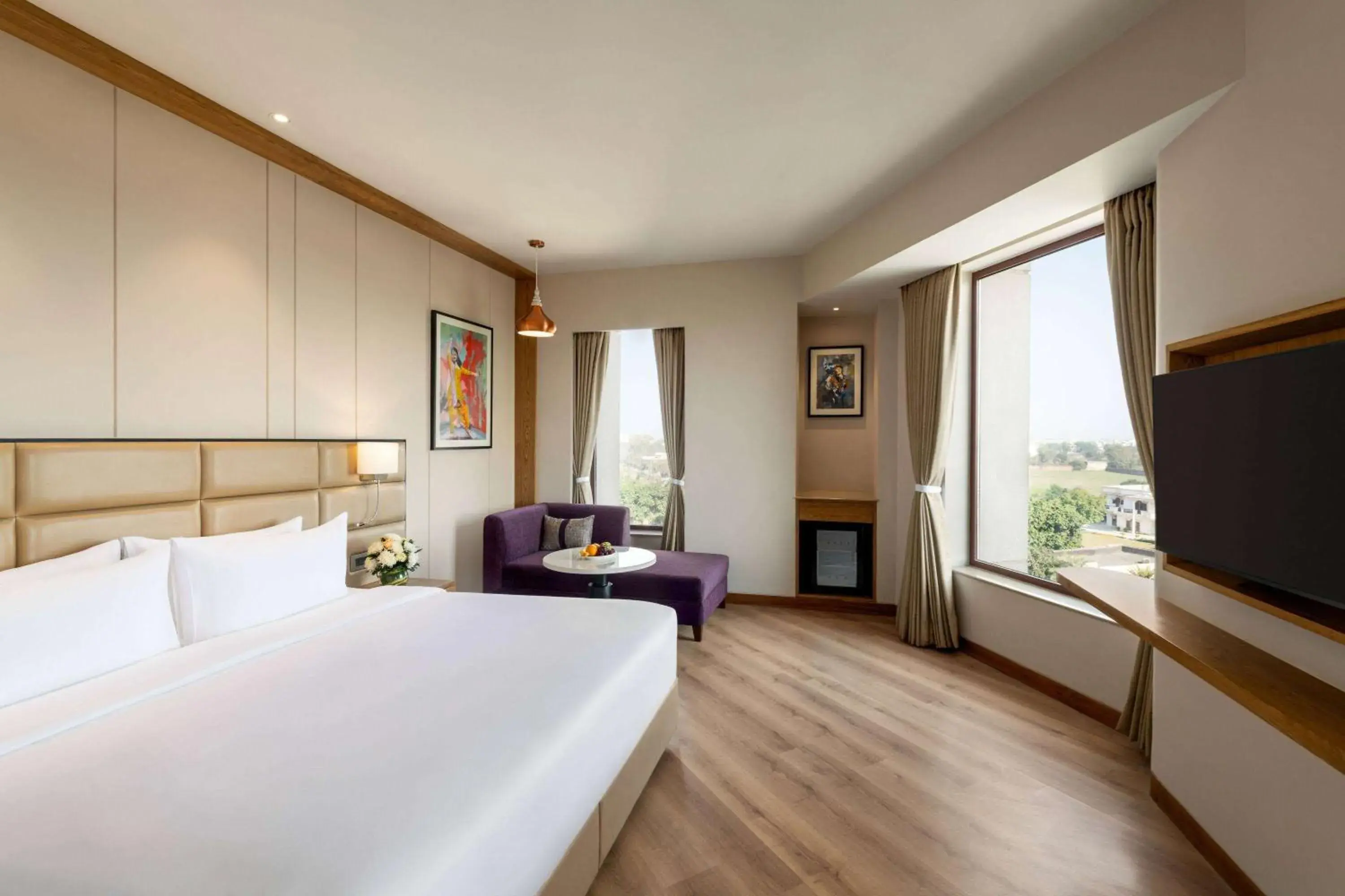 Premium King Room in Ramada Encore by Wyndham Amritsar Airport Premium King Room in Ramada Encore by Wyndham Amritsar Airport