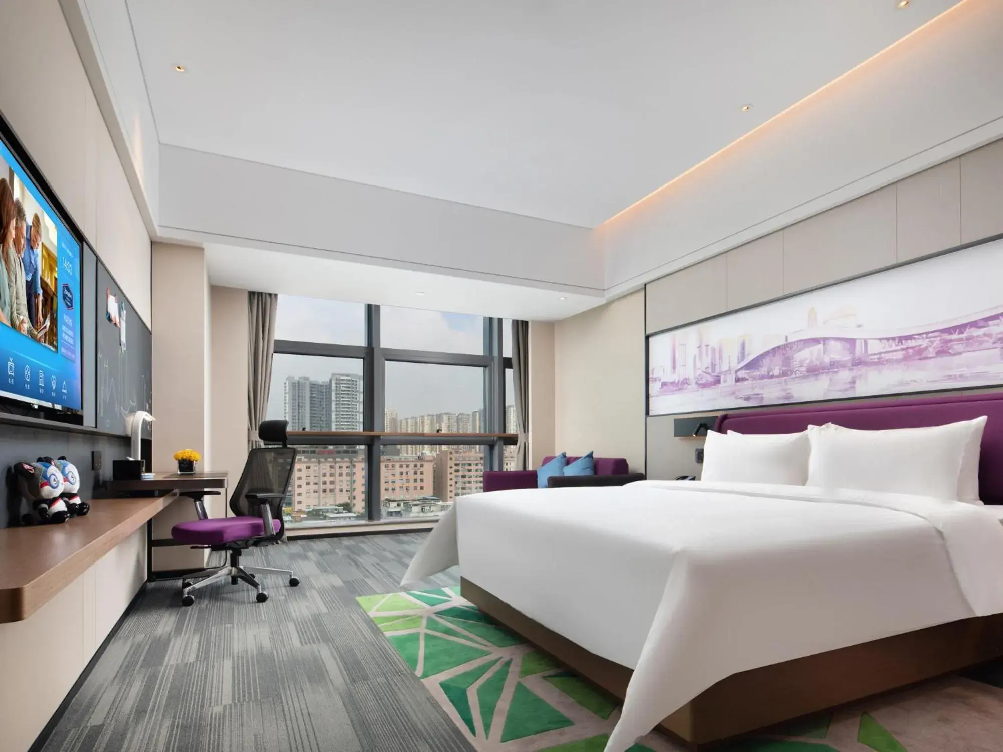 Deluxe Double Room in Hampton by Hilton Shenzhen Baoan Stadium Deluxe Double Room in Hampton by Hilton Shenzhen Baoan Stadium