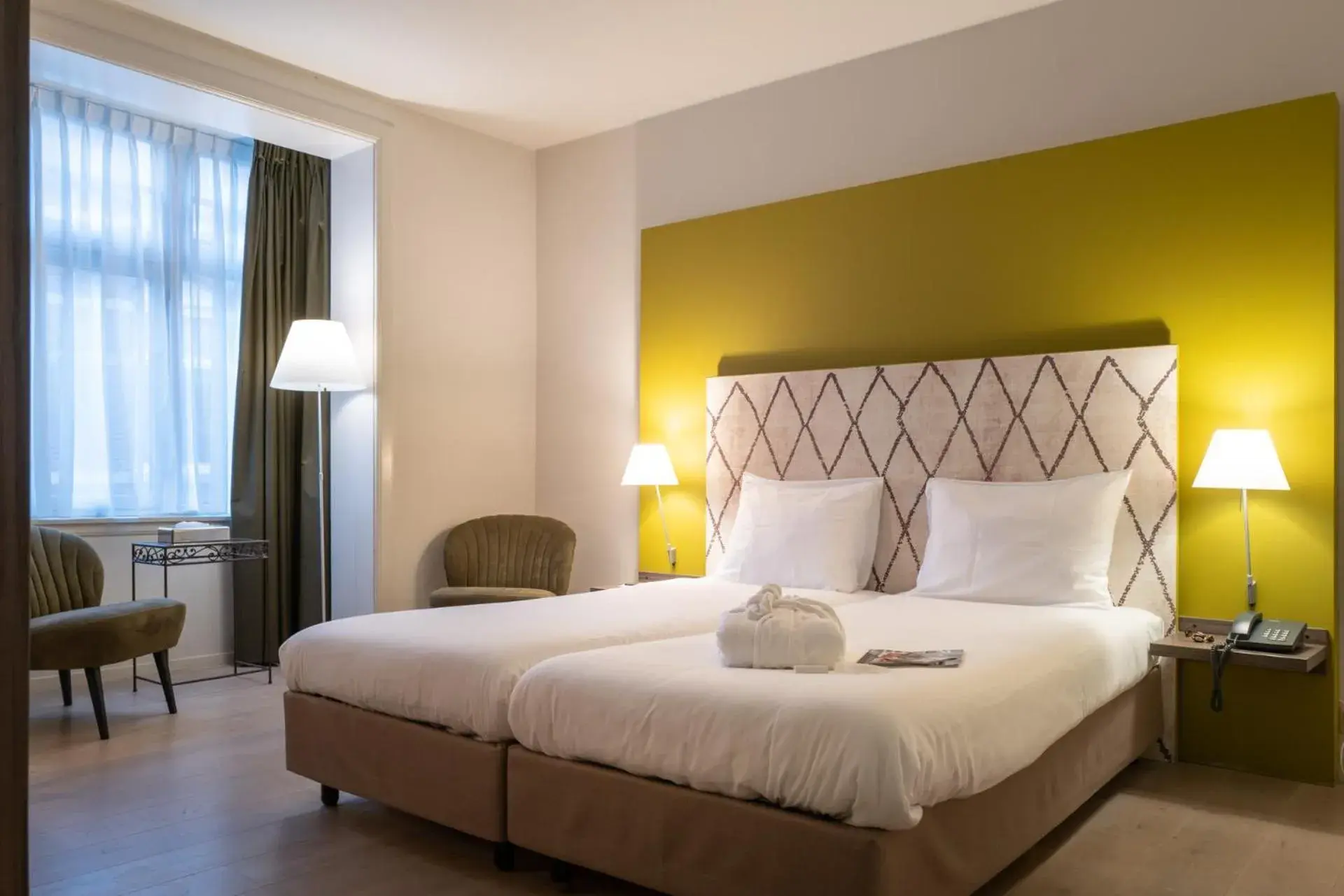 Twin Room in Hotel Au Quartier Twin Room in Hotel Au Quartier