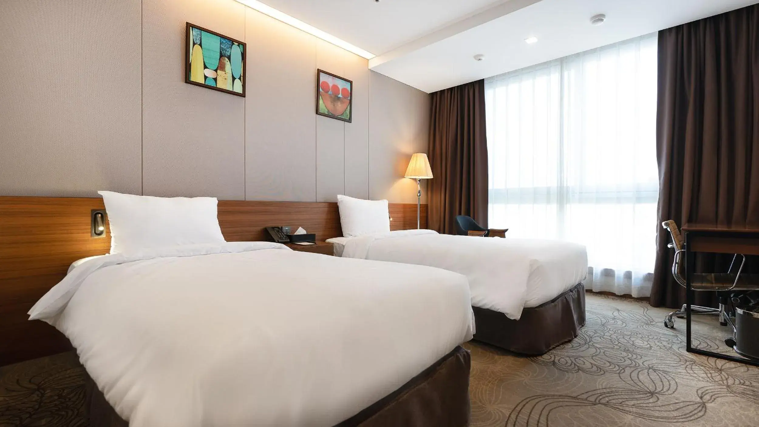 Deluxe Twin Room in Gloucester Hotel Jeonju Deluxe Twin Room in Gloucester Hotel Jeonju