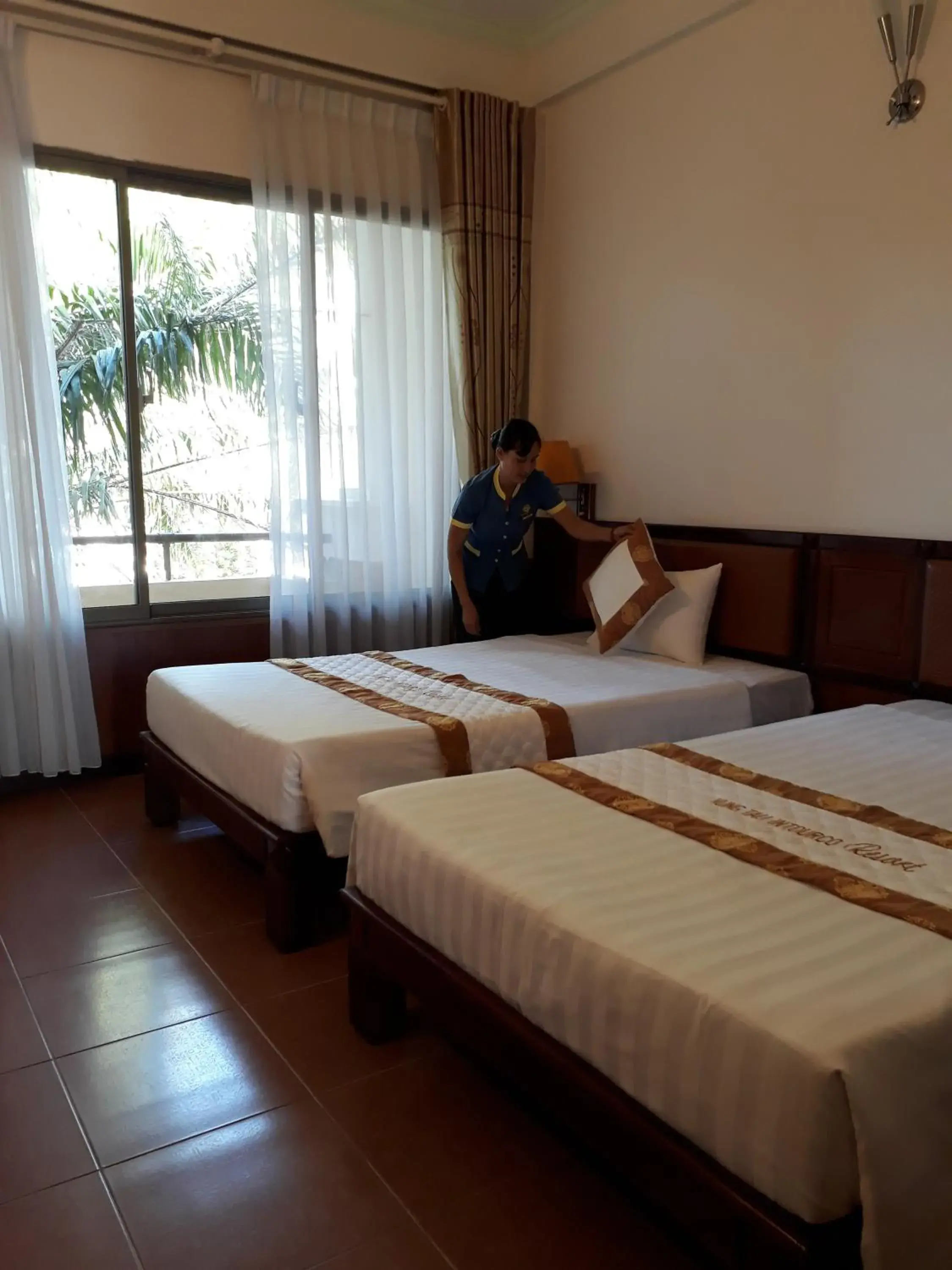 Superior Twin Room with Garden View in Vung Tau Intourco Resort Superior Twin Room with Garden View in Vung Tau Intourco Resort