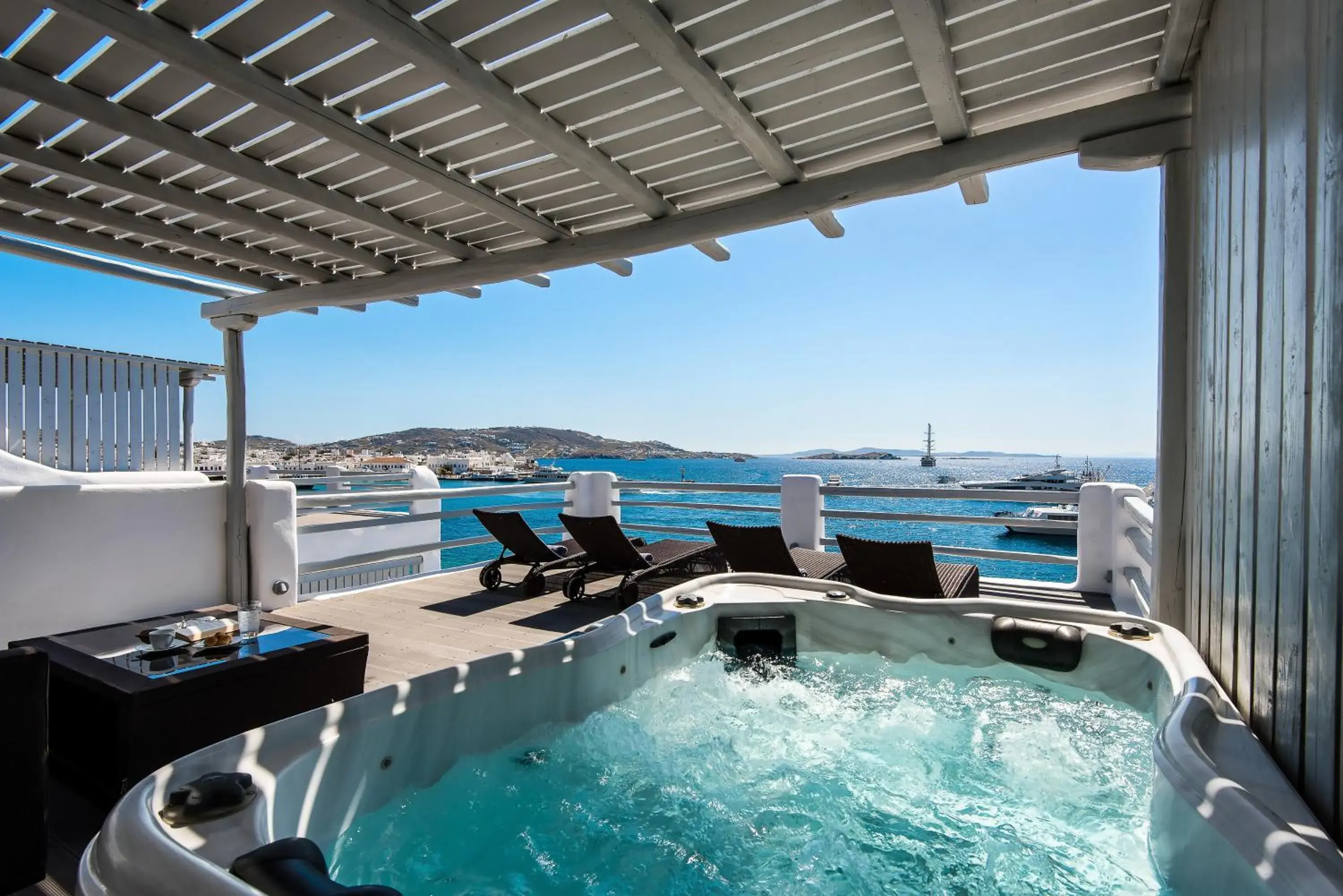 Two Bedroom Suite Sea View with Outdoor Hot Tub in Riva Suites - Adults Only Two Bedroom Suite Sea View with Outdoor Hot Tub in Riva Suites - Adults Only