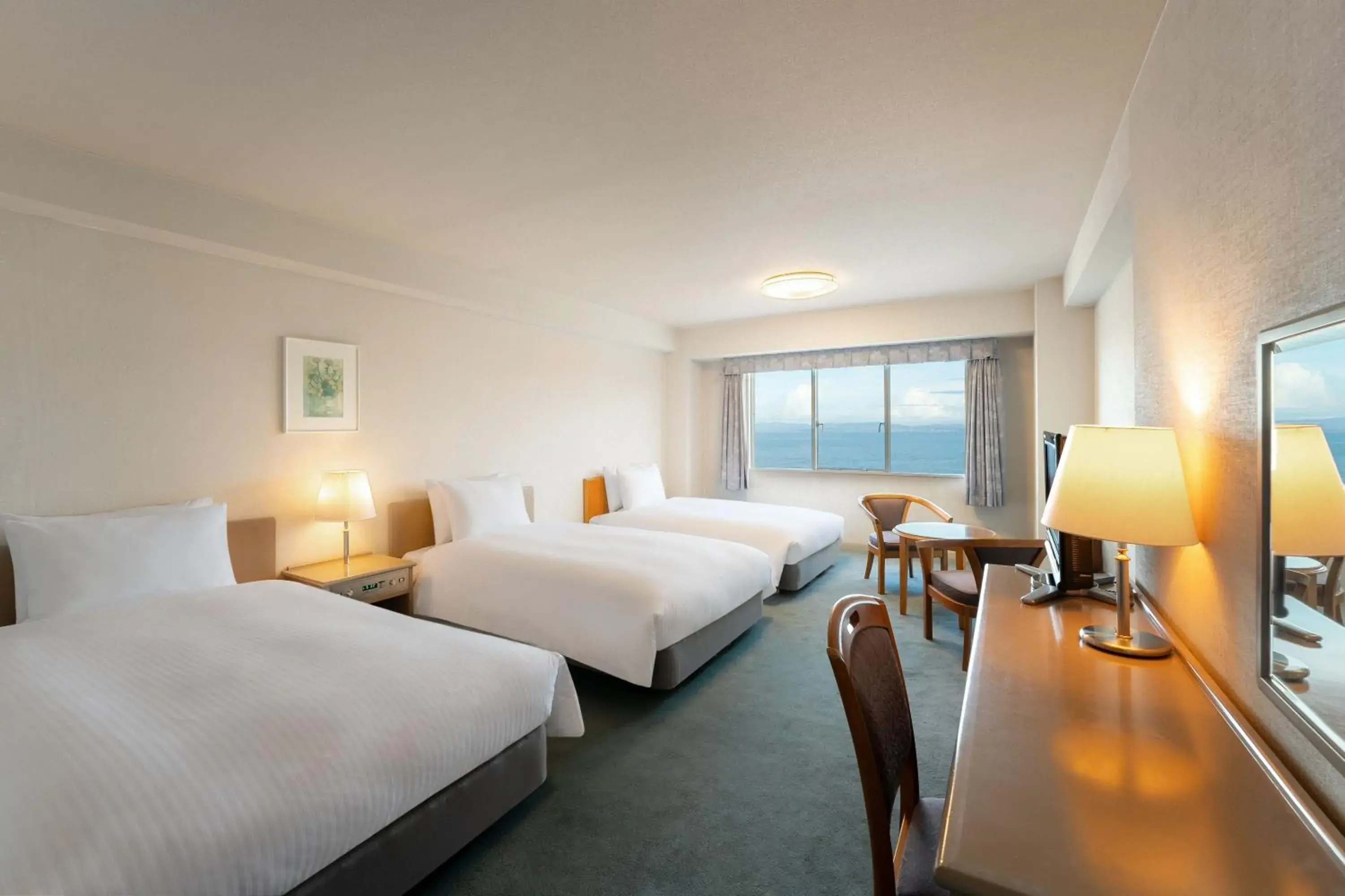 Classic Room with Two Single Beds and One Extra Bed - Ocean/Sea View in Grand Mercure Beppu Bay Resort & Spa Classic Room with Two Single Beds and One Extra Bed - Ocean/Sea View in Grand Mercure Beppu Bay Resort & Spa