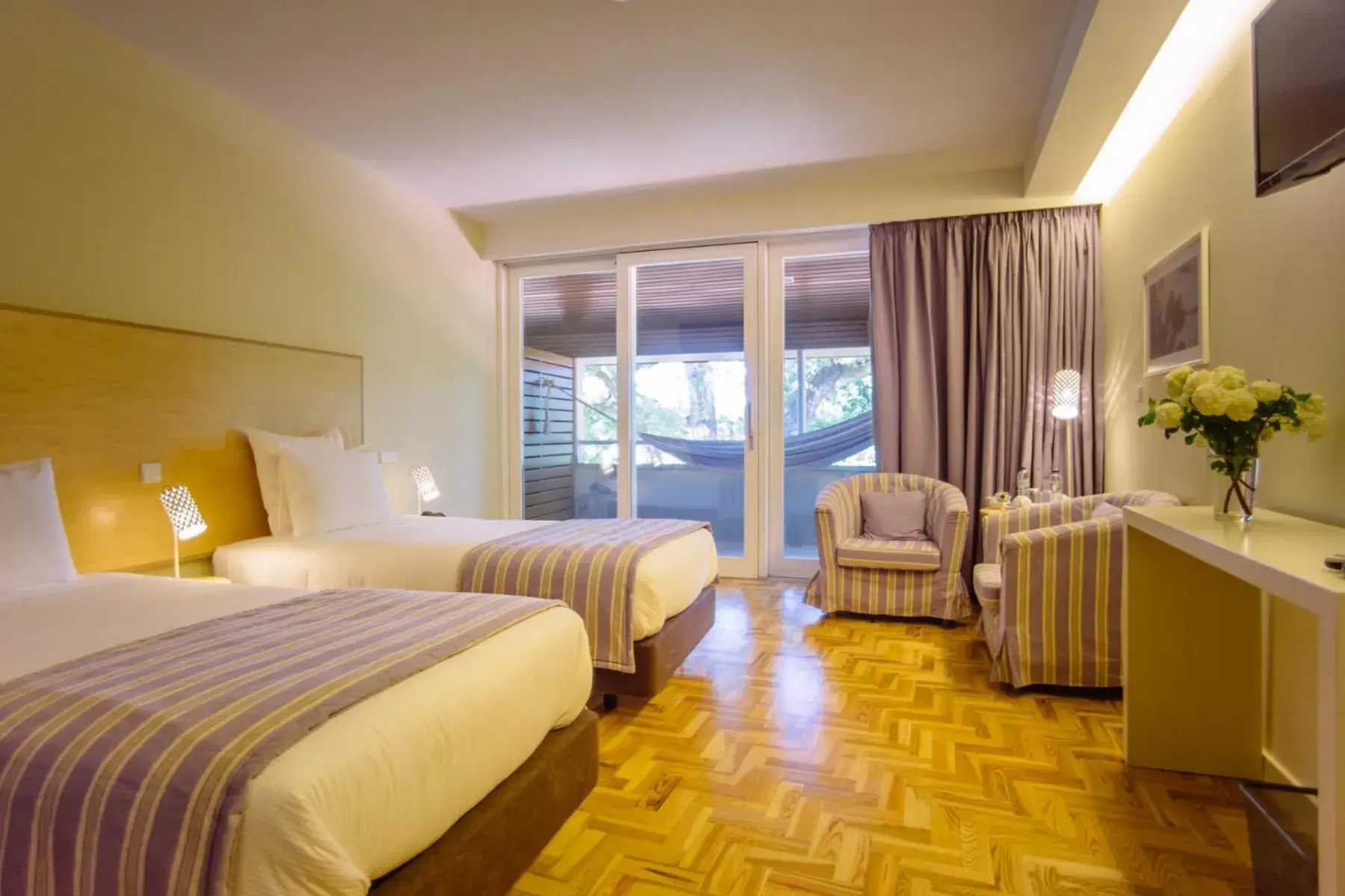 Twin Room with Balcony in Hotel Rural Misarela Twin Room with Balcony in Hotel Rural Misarela