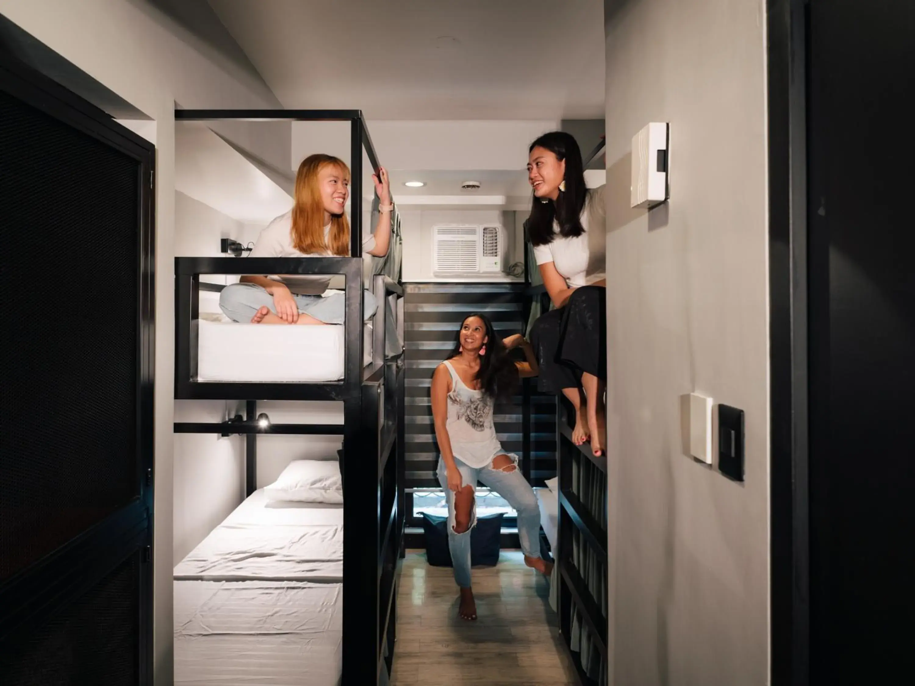 Bed in 4-Bed Female Dormitory Room in Mad Monkey Manila Bed in 4-Bed Female Dormitory Room in Mad Monkey Manila