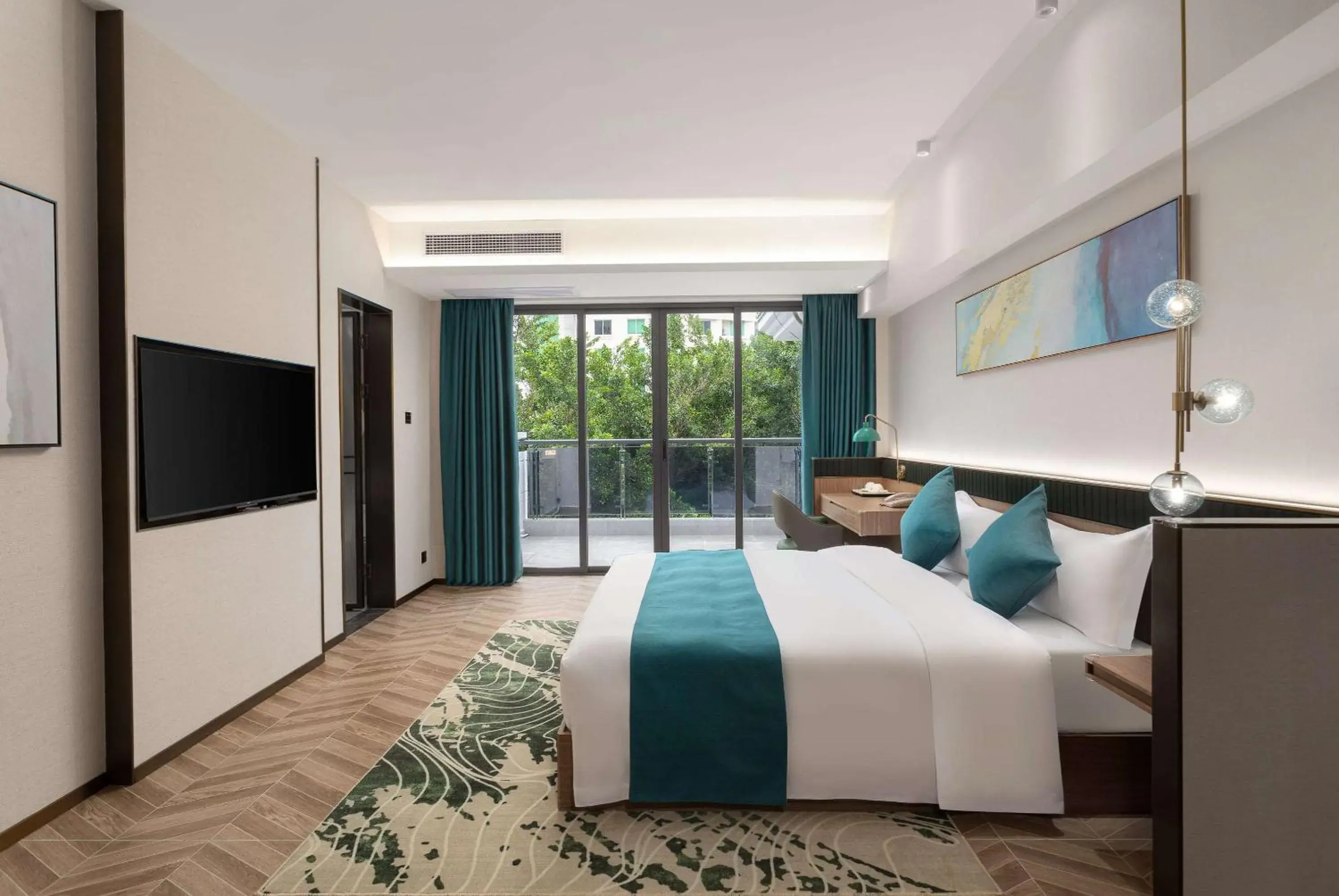 Deluxe Sunshine King Room - Non-Smoking in Days Inn by Wyndham Hainan Sanya Bay Deluxe Sunshine King Room - Non-Smoking in Days Inn by Wyndham Hainan Sanya Bay