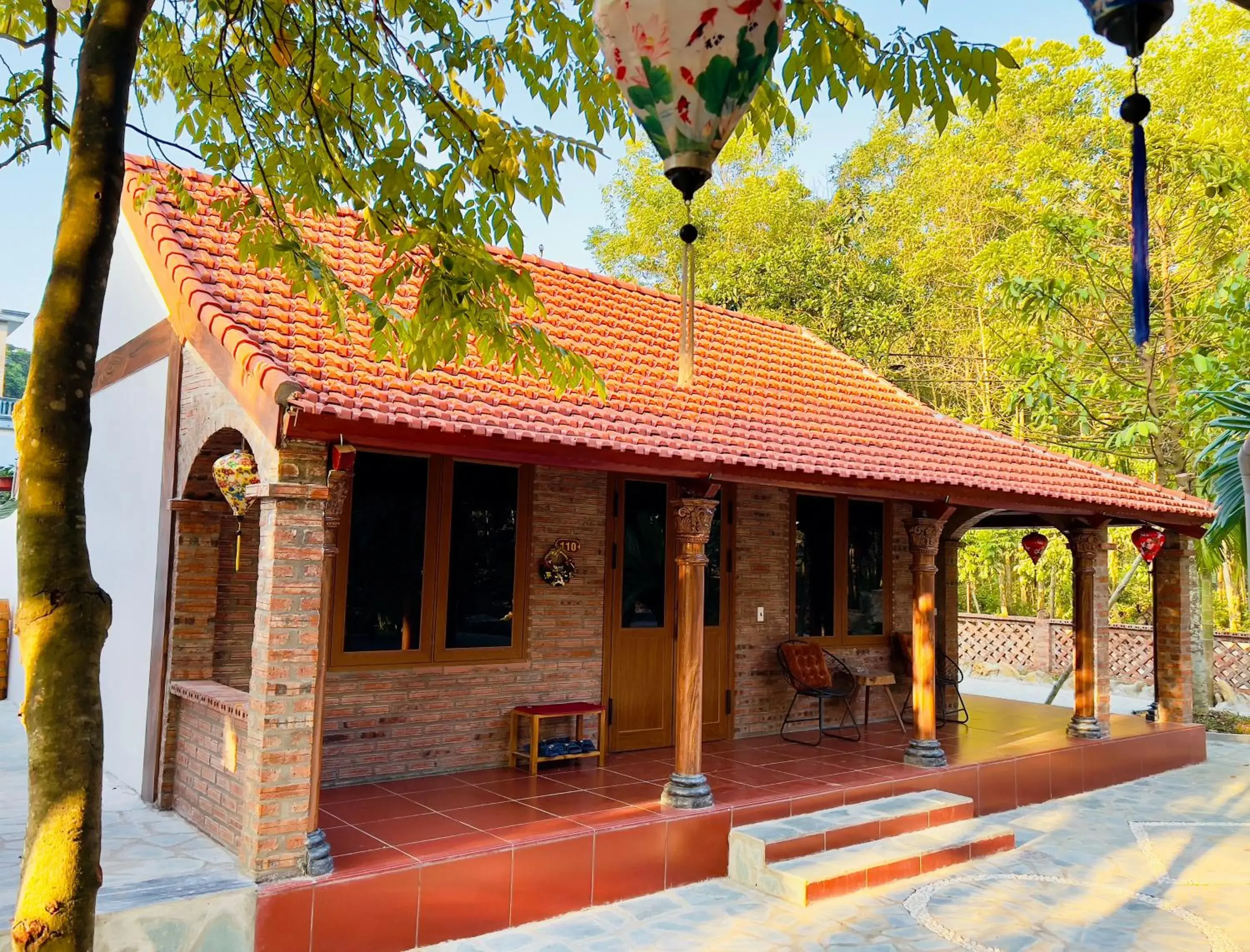 Triple Room with Pool View - single occupancy in Ninh Bình Family Homestay Triple Room with Pool View - single occupancy in Ninh Bình Family Homestay