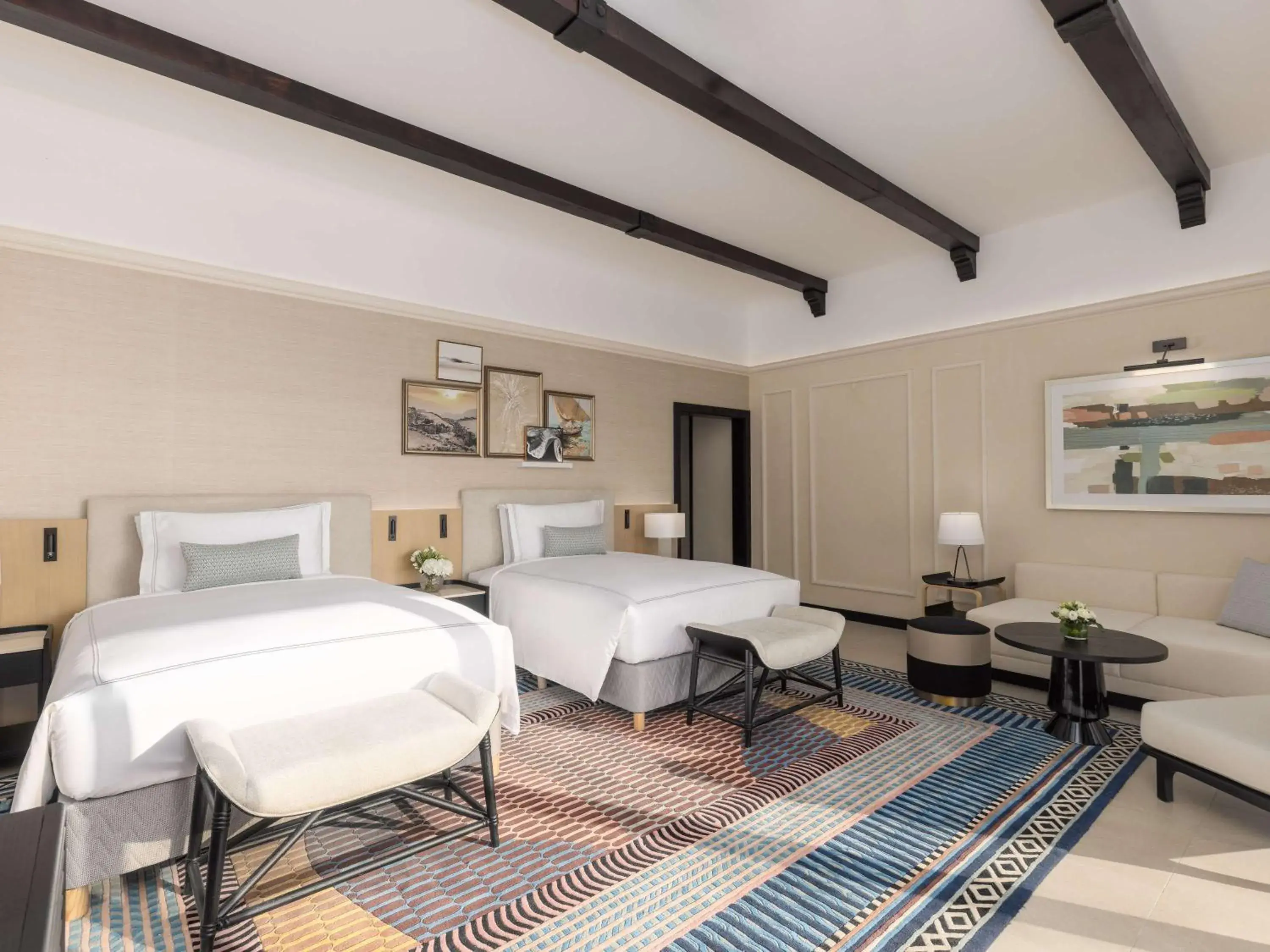 Luxury Queen Room with Two Queen Beds and Beachfront in Sofitel Al Hamra Beach Resort Luxury Queen Room with Two Queen Beds and Beachfront in Sofitel Al Hamra Beach Resort