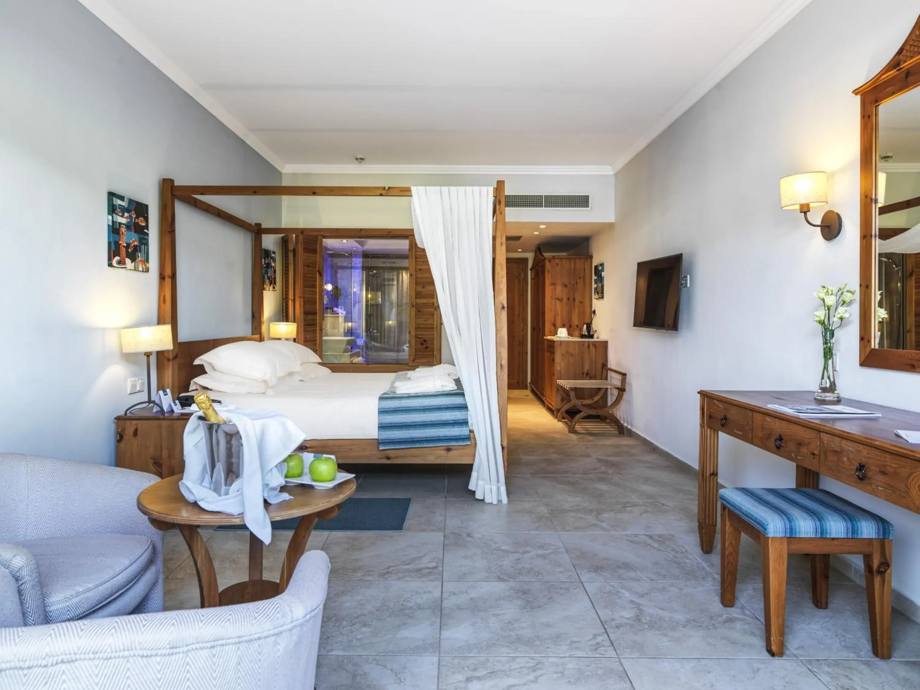 Fisherman Junior Suite with Private Terrace (18+ years old) in Olympic Lagoon Resort Paphos Fisherman Junior Suite with Private Terrace (18+ years old) in Olympic Lagoon Resort Paphos