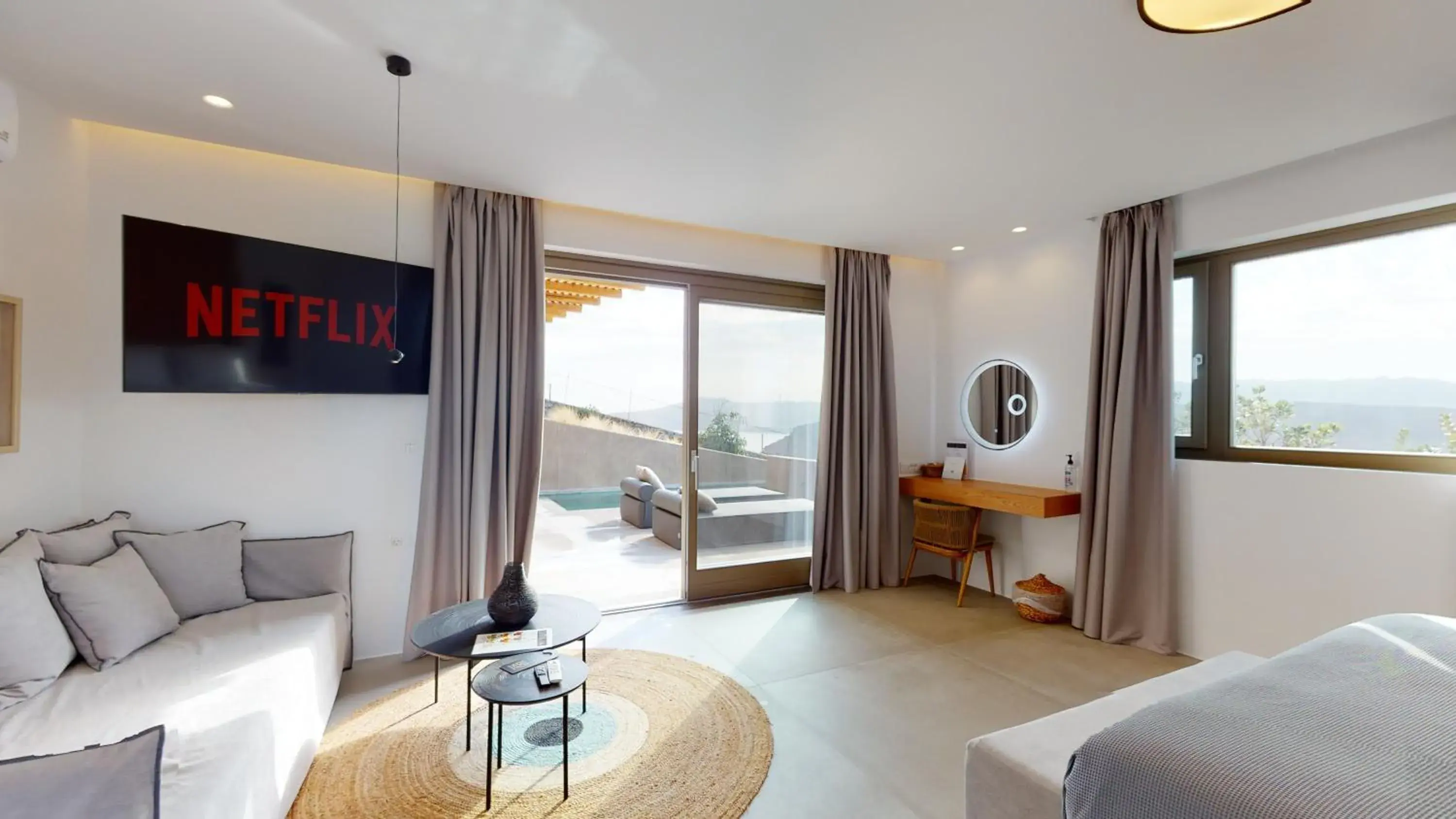 Executive Suite II with Sea View and Private Heated Pool in Panormos Bay Suites Luxury Resort Executive Suite II with Sea View and Private Heated Pool in Panormos Bay Suites Luxury Resort