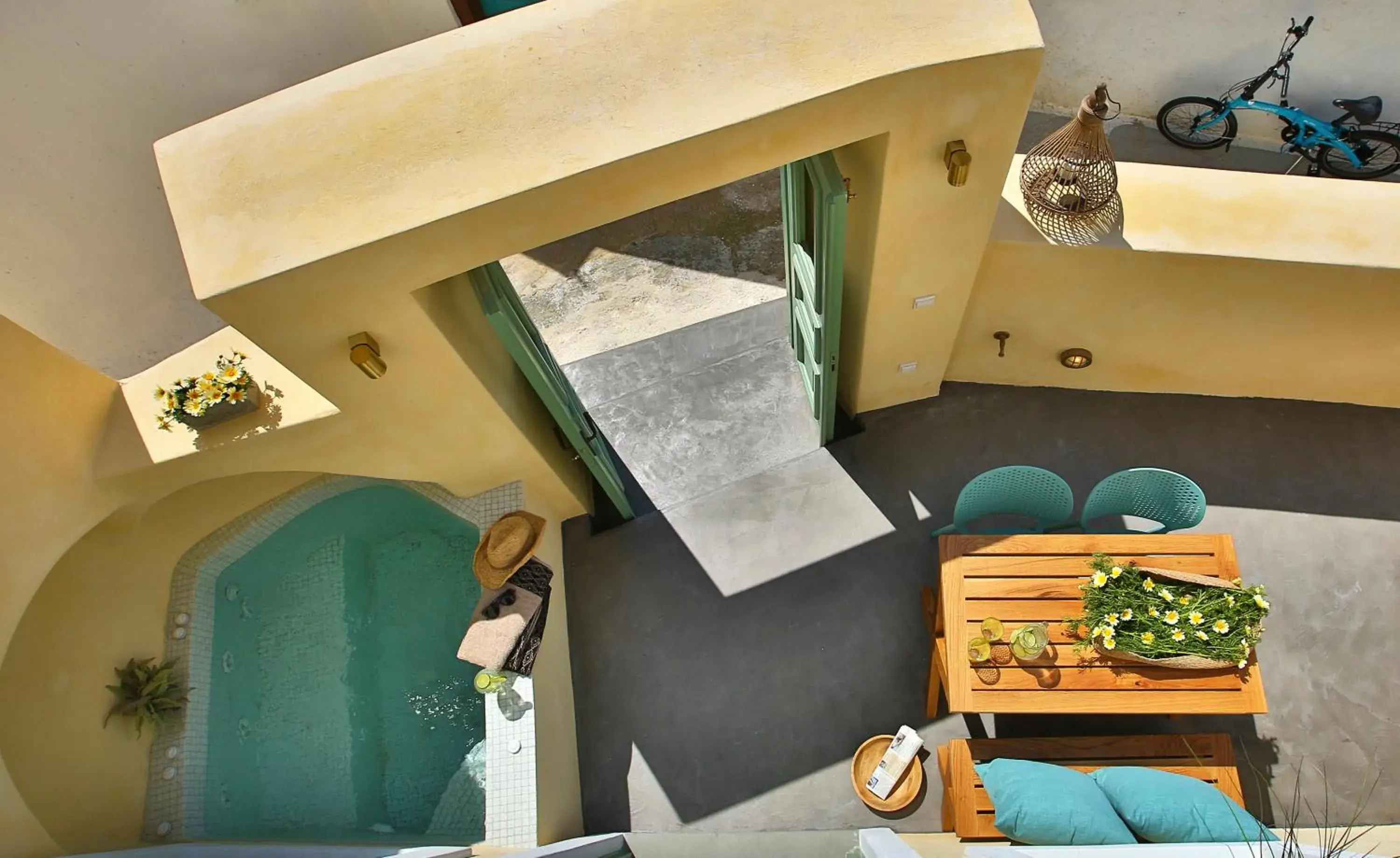 Yellow Orchid Cycladic House Yellow Orchid Cycladic House