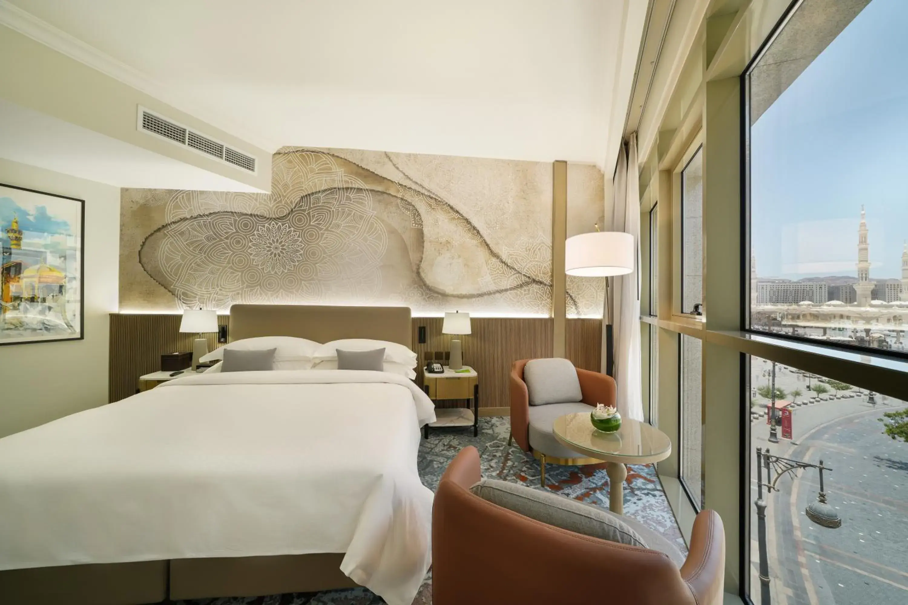 Partial Haram View Room King Bed in Rotana Al Manakha Madinah Partial Haram View Room King Bed in Rotana Al Manakha Madinah