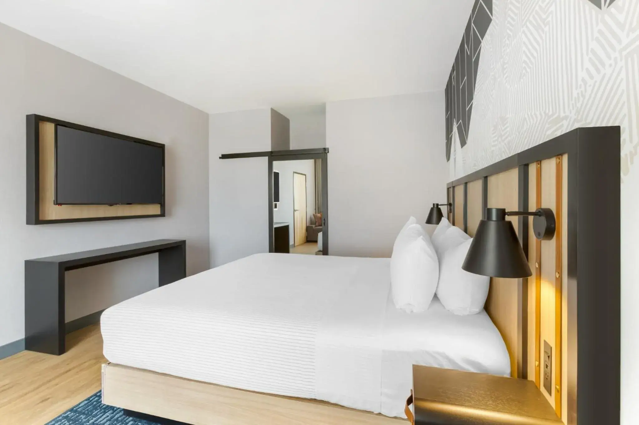 King Suite with Roll-In Shower - Disability Access/Non Smoking in Cambria Hotel Spokane Airport King Suite with Roll-In Shower - Disability Access/Non Smoking in Cambria Hotel Spokane Airport