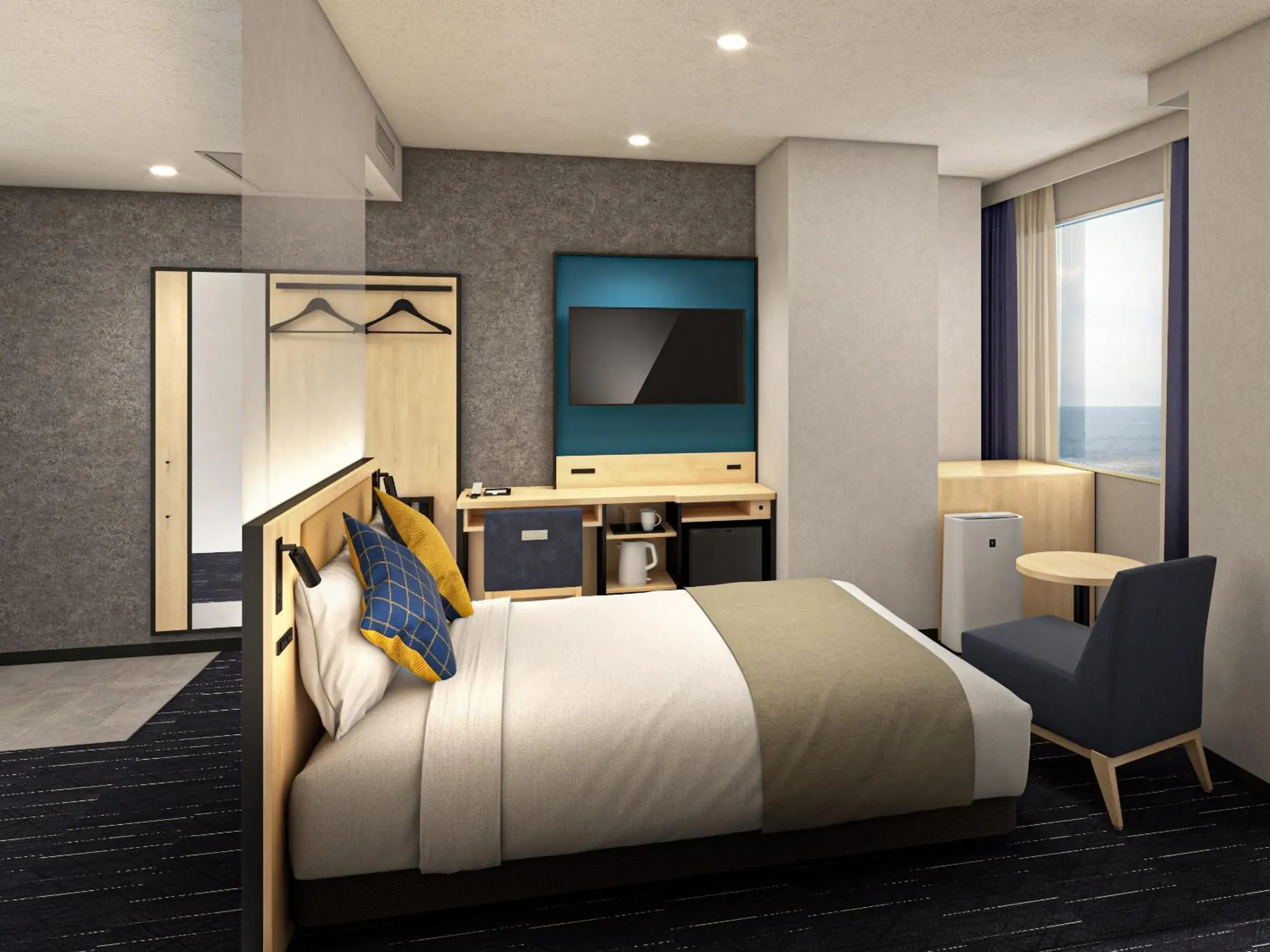 Renewal Standard Queen Room - Non-Smoking in HOTEL MYSTAYS Miyazaki Renewal Standard Queen Room - Non-Smoking in HOTEL MYSTAYS Miyazaki