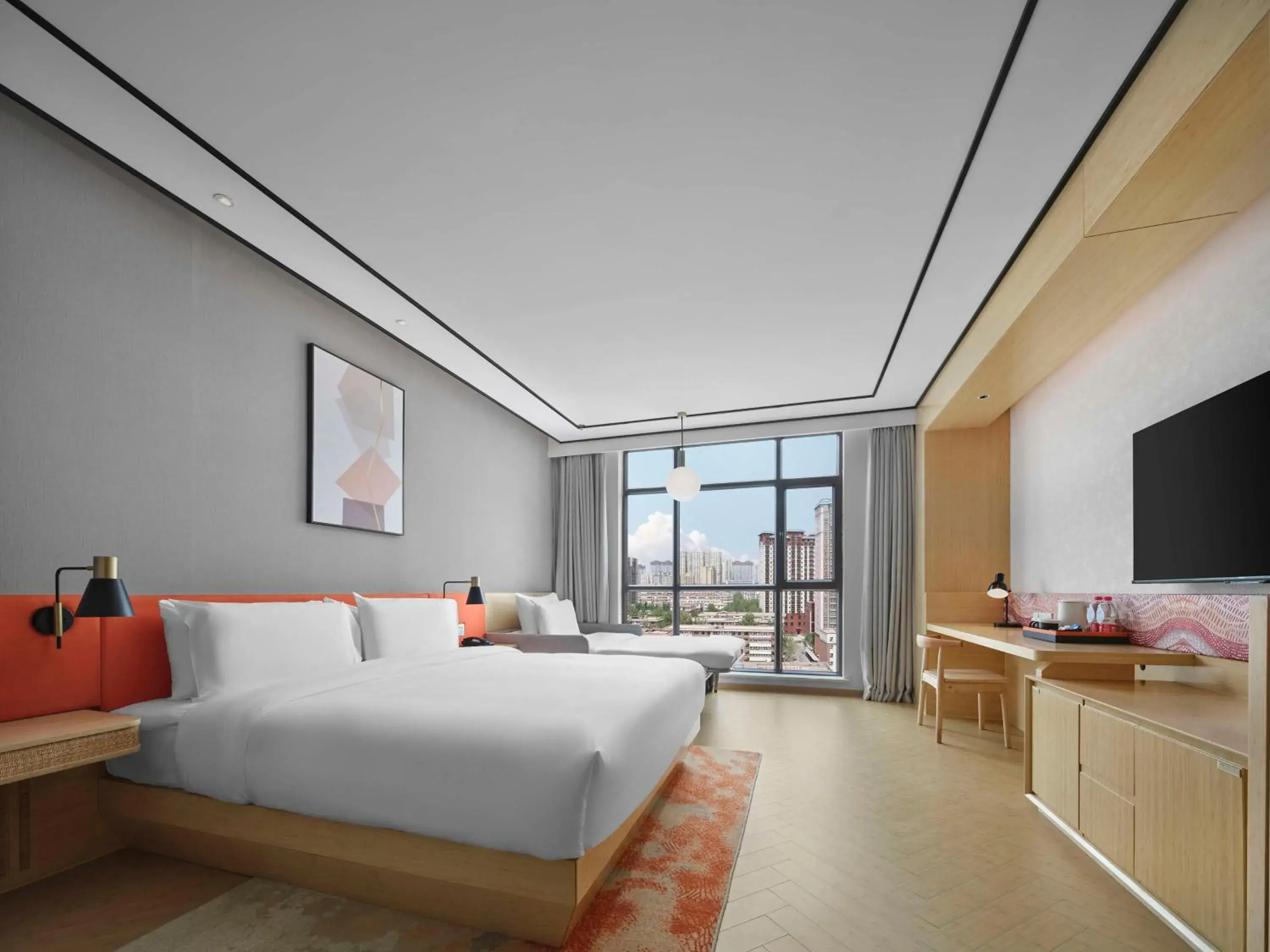 Family King Room with Sofa Bed in Hilton Garden Inn Aksu Downtown Family King Room with Sofa Bed in Hilton Garden Inn Aksu Downtown