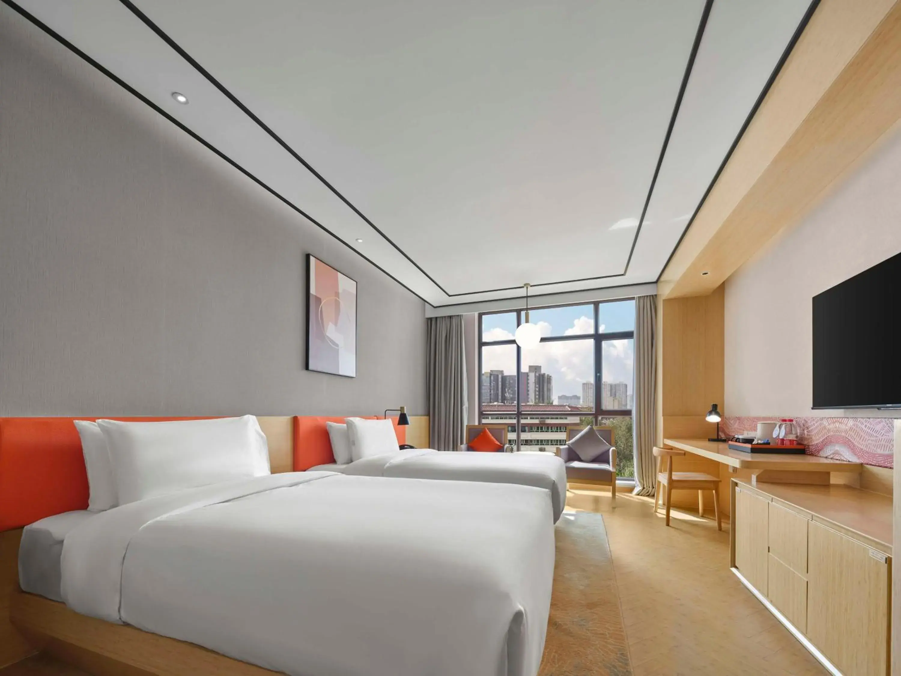 Twin Room in Hilton Garden Inn Aksu Downtown Twin Room in Hilton Garden Inn Aksu Downtown