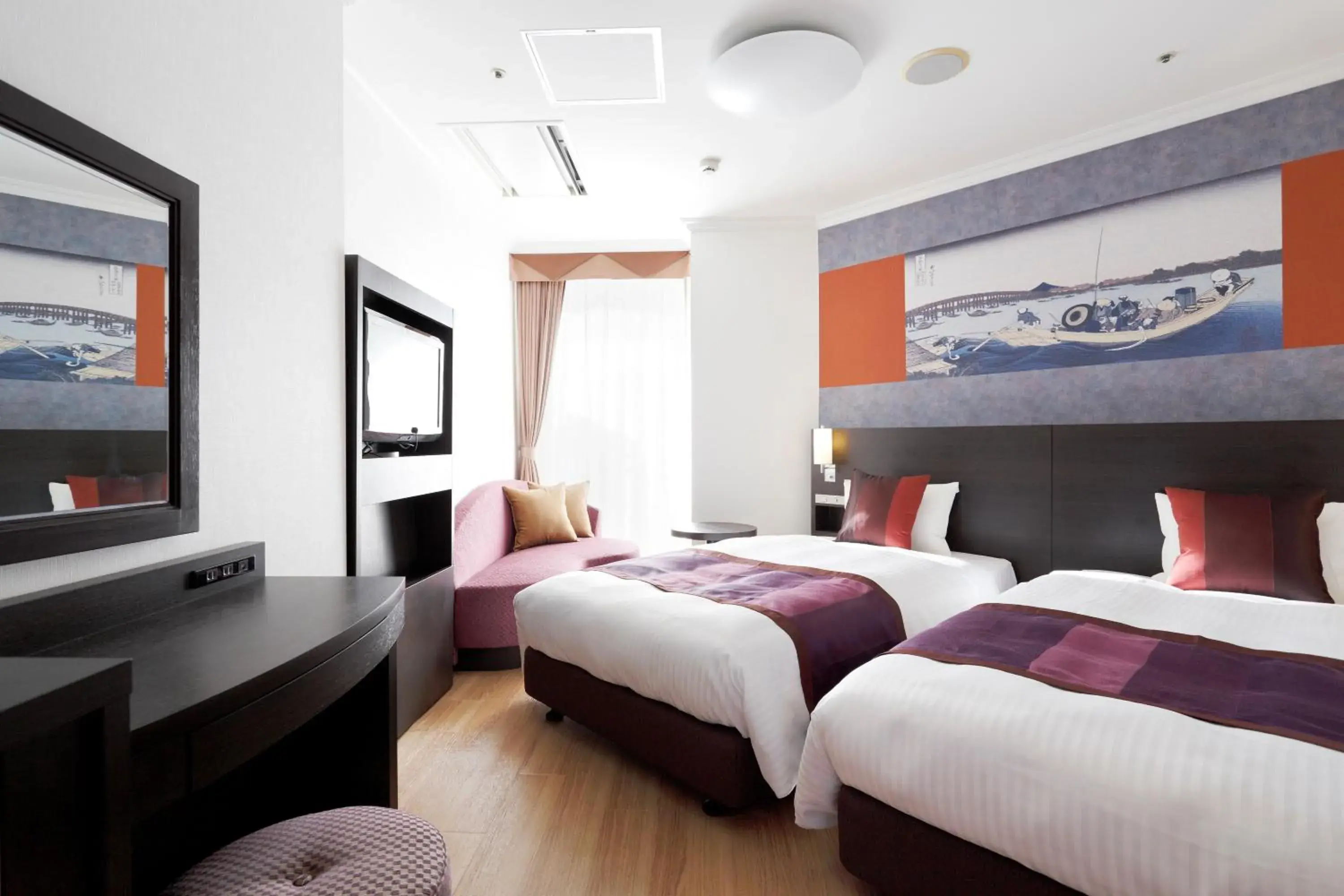 Standard Twin Room - single occupancy - Non-Smoking in Ryogoku View Hotel Standard Twin Room - single occupancy - Non-Smoking in Ryogoku View Hotel