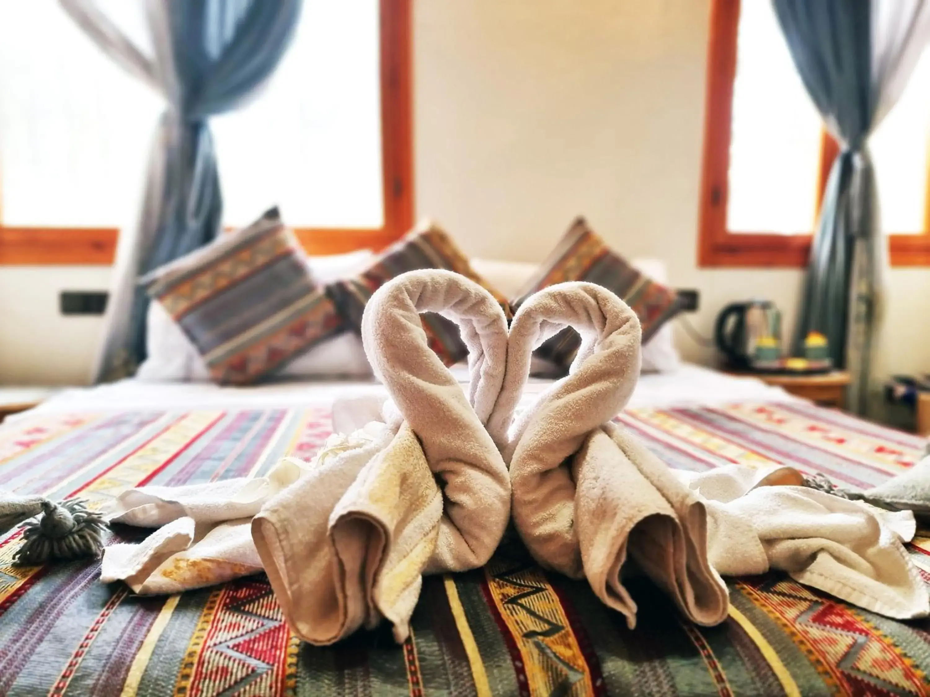 Double or Twin Room with Garden View in Hôtel Villa des étoiles Double or Twin Room with Garden View in Hôtel Villa des étoiles