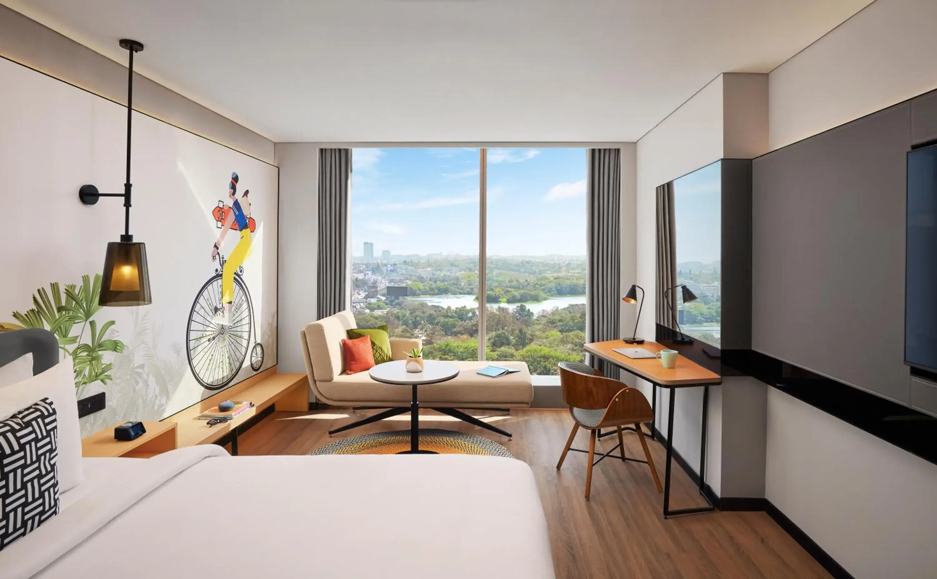 King Room with Lake View - single occupancy in Hyatt Centric Hebbal Bengaluru King Room with Lake View - single occupancy in Hyatt Centric Hebbal Bengaluru