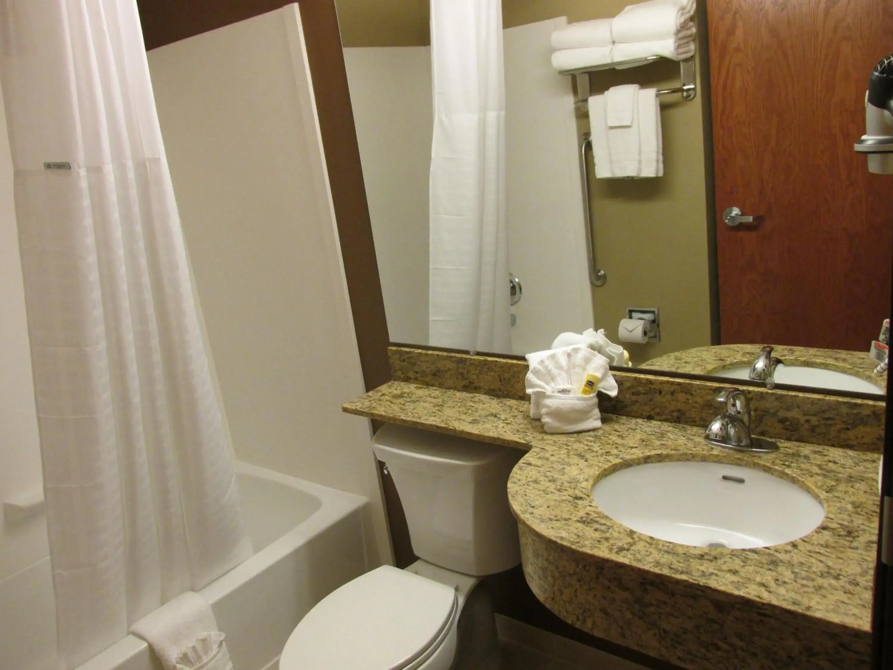 2 Queen Beds, Mobility/Accessible Room, Bathtub w/ Grab Bars, Non-Smoking in Microtel Inn & Suites by Wyndham 2 Queen Beds, Mobility/Accessible Room, Bathtub w/ Grab Bars, Non-Smoking in Microtel Inn & Suites by Wyndham