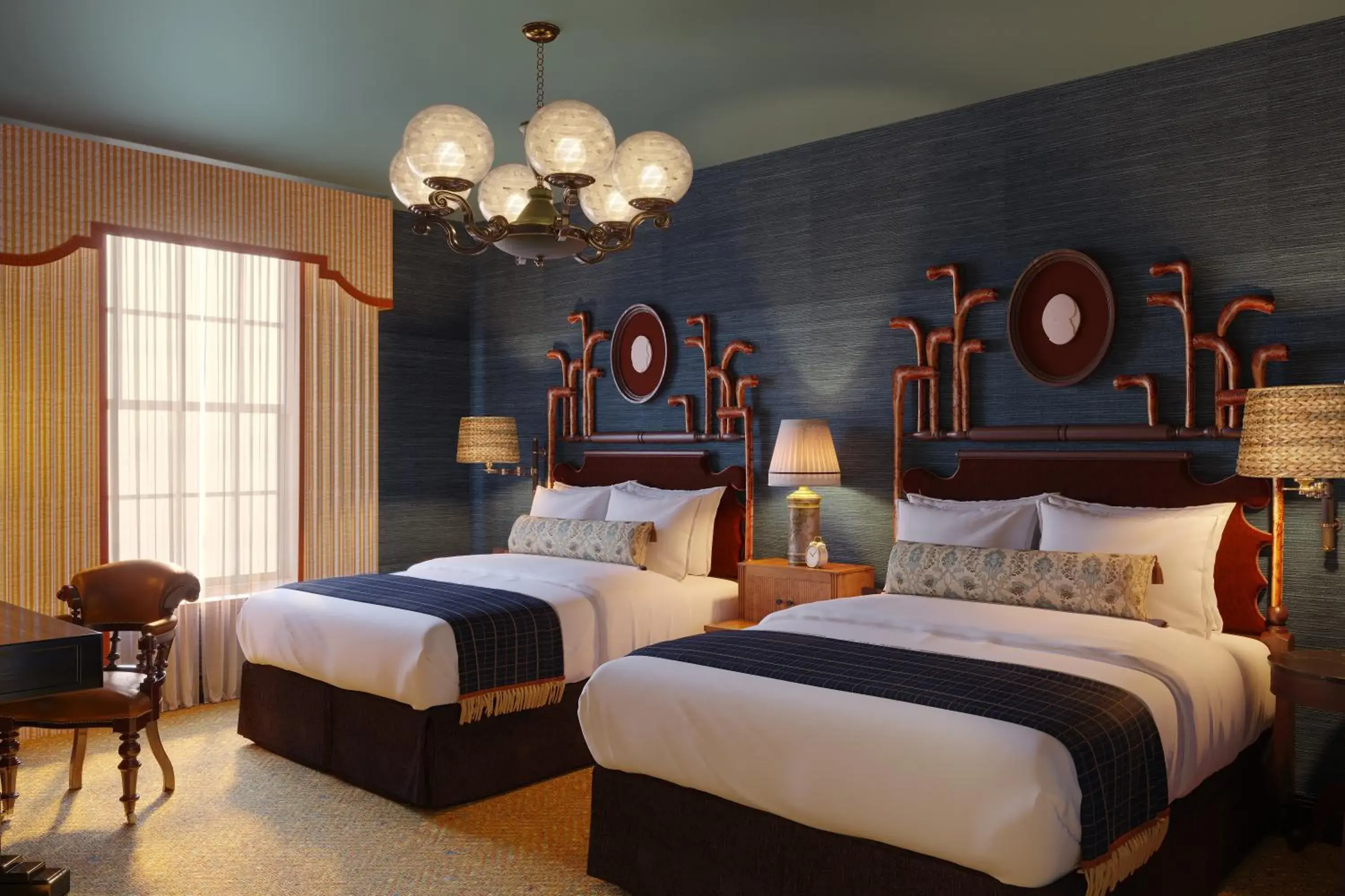 Graduate Queen Room with Two Queen Beds and Bath Tub - Mobility Accessible in Graduate by Hilton Princeton Graduate Queen Room with Two Queen Beds and Bath Tub - Mobility Accessible in Graduate by Hilton Princeton