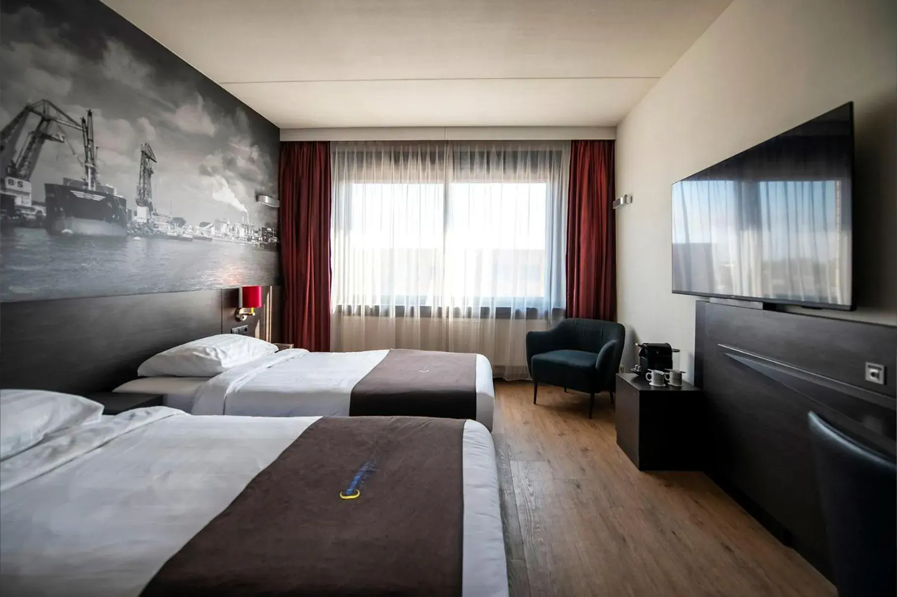 Deluxe Twin Room in Bastion Hotel Rotterdam Alexander Deluxe Twin Room in Bastion Hotel Rotterdam Alexander