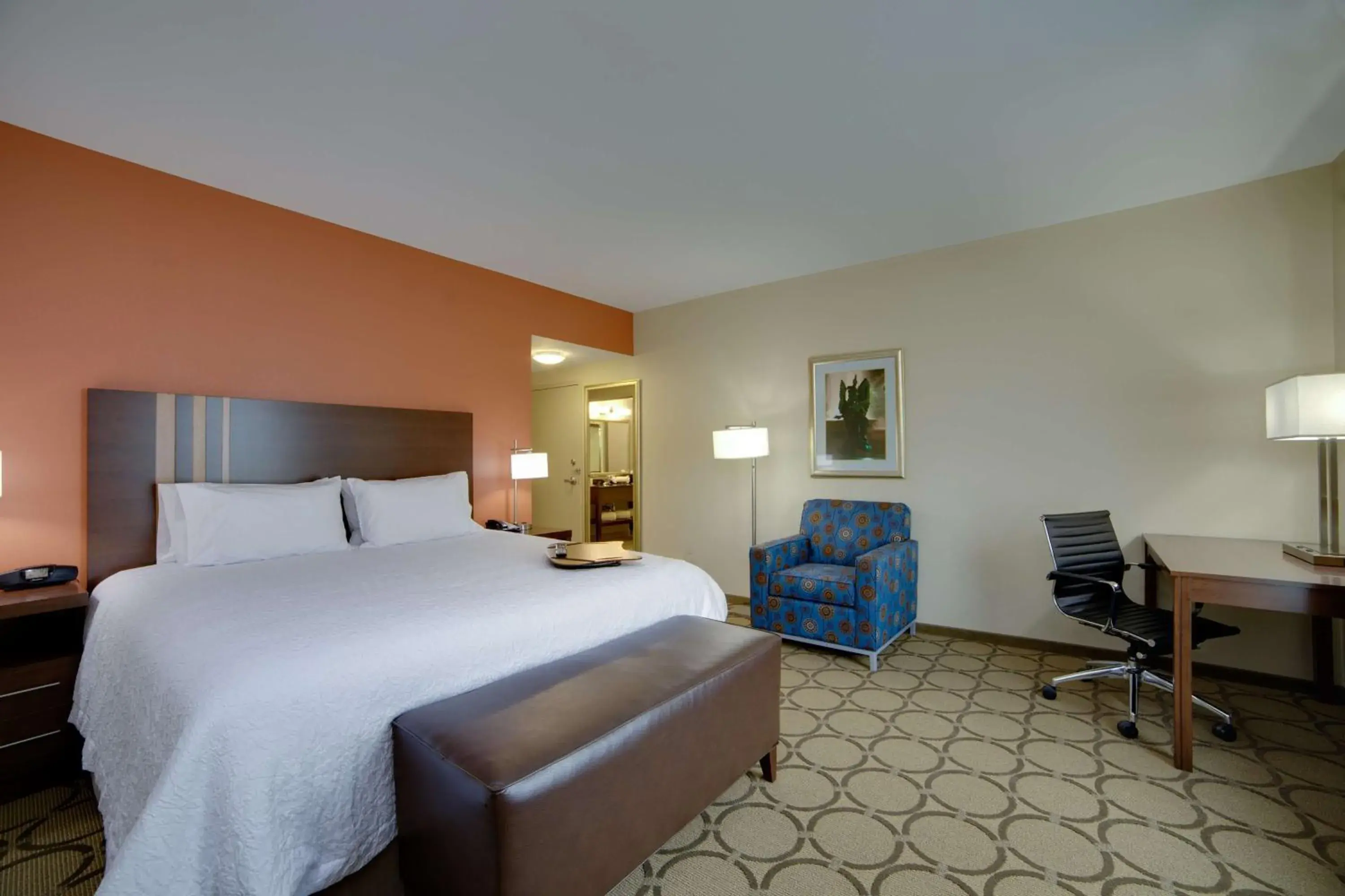 King Room with Accessible Tub - Mobility and Hearing Access/Non-Smoking in Hampton Inn & Suites Philadelphia/Bensalem King Room with Accessible Tub - Mobility and Hearing Access/Non-Smoking in Hampton Inn & Suites Philadelphia/Bensalem