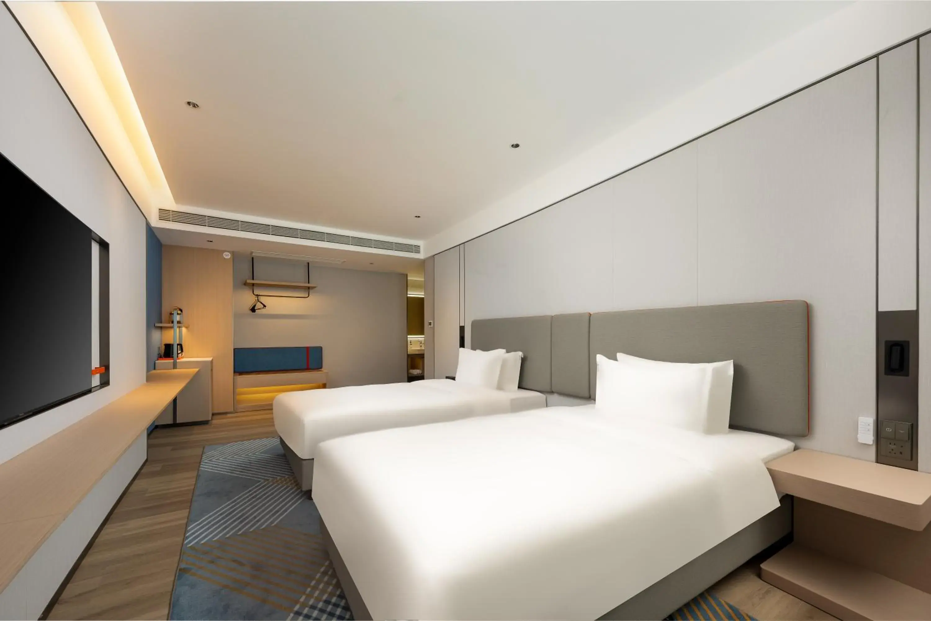 Standard Double Room with Two Double Beds in Holiday Inn Express Nanjing Riverside by IHG Standard Double Room with Two Double Beds in Holiday Inn Express Nanjing Riverside by IHG